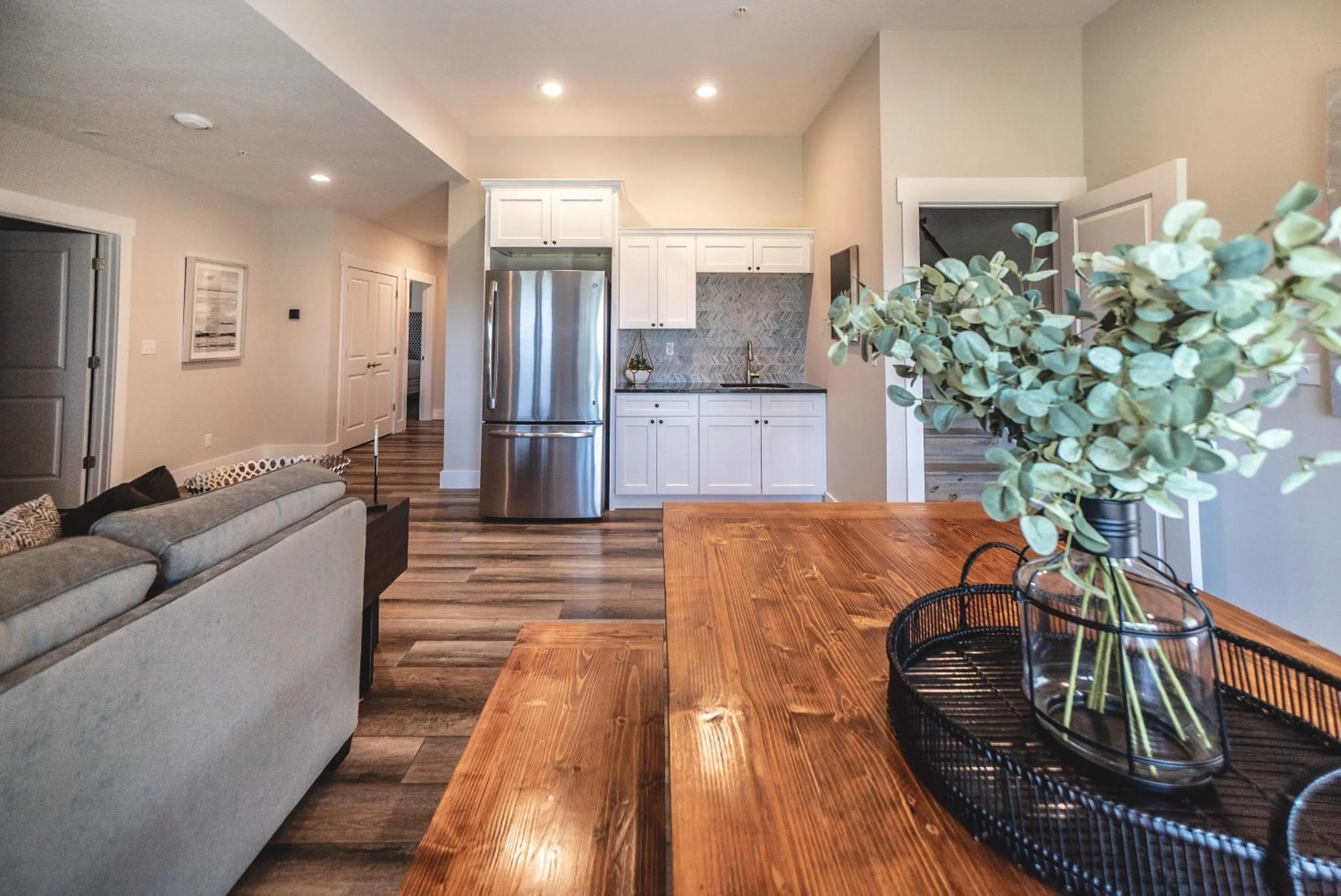 Kitchen or kitchenette in Reunion Lodges at Thousand Hills