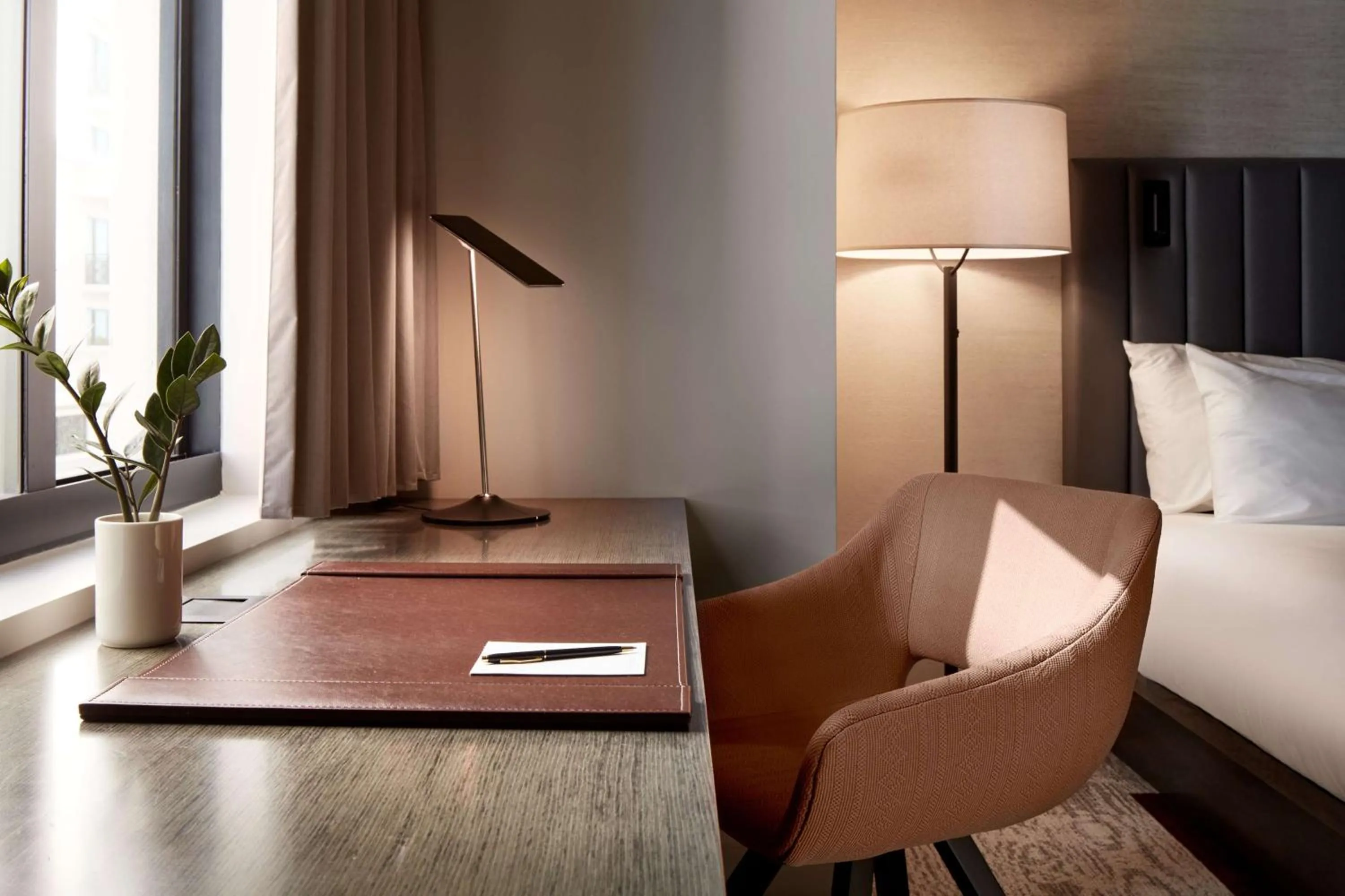 Bedroom in THesis Hotel Miami Coral Gables, Curio Collection by Hilton