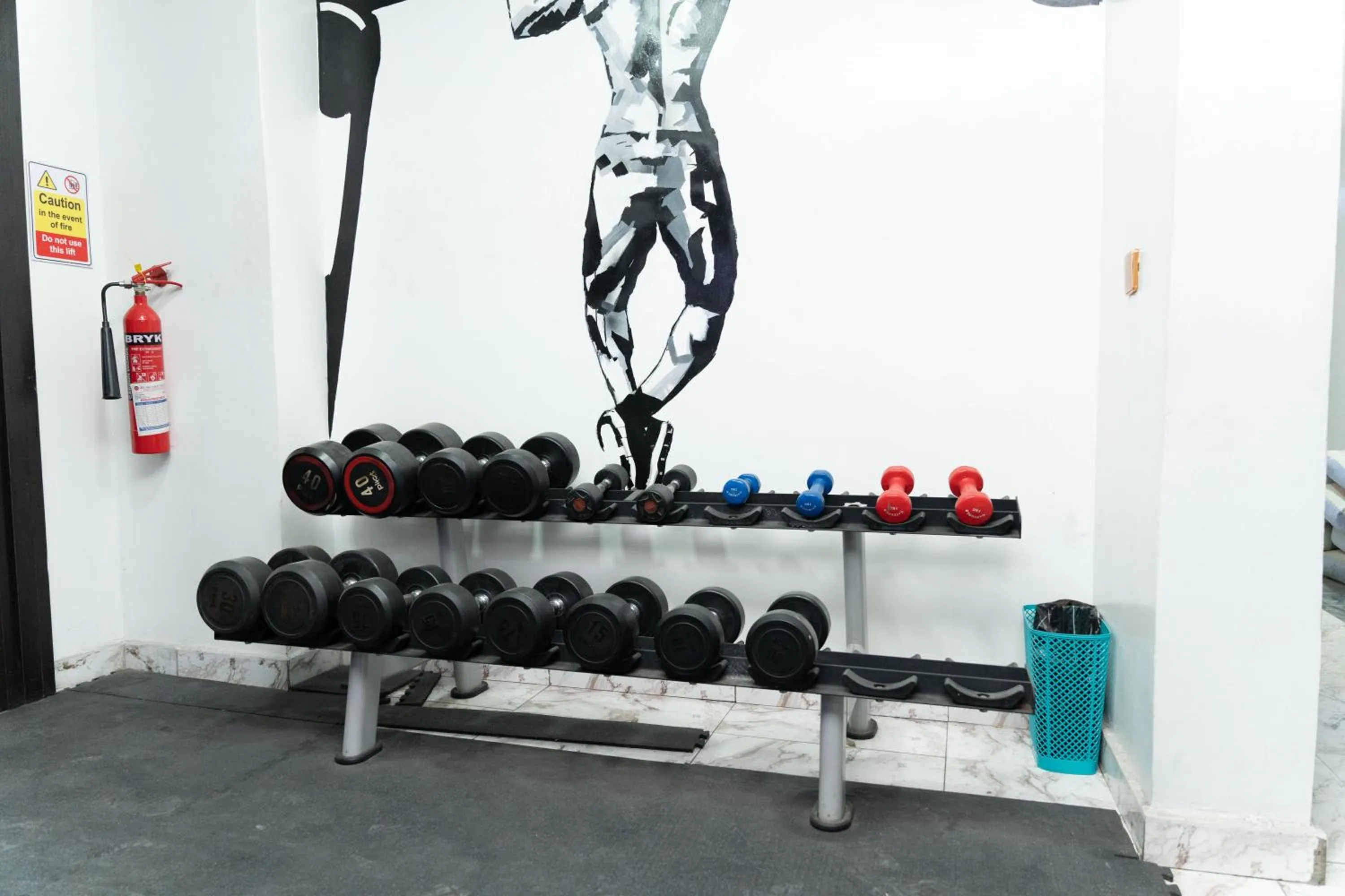 Fitness centre/facilities in 247 Luxury Hotel