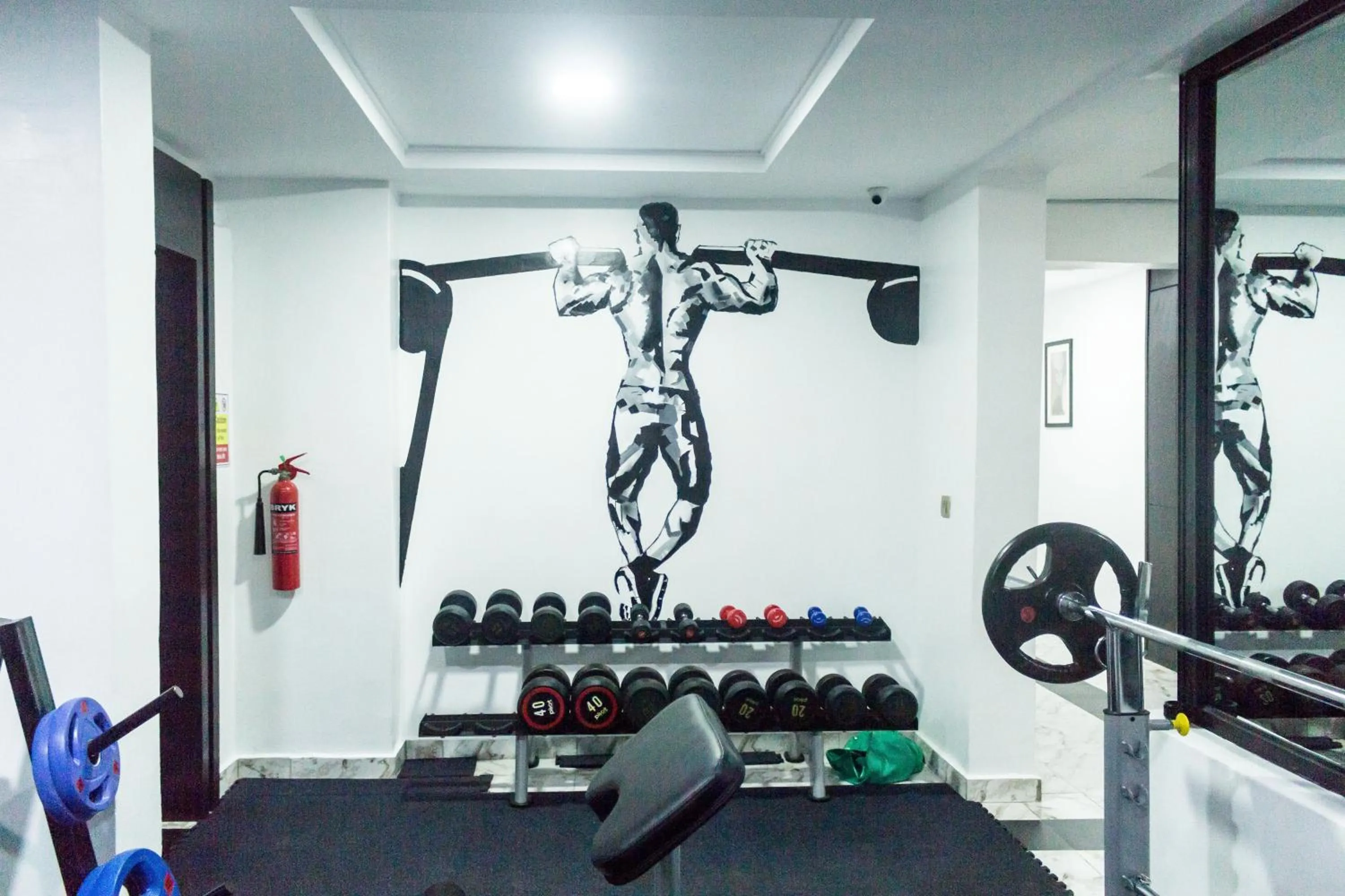 Fitness centre/facilities in 247 Luxury Hotel