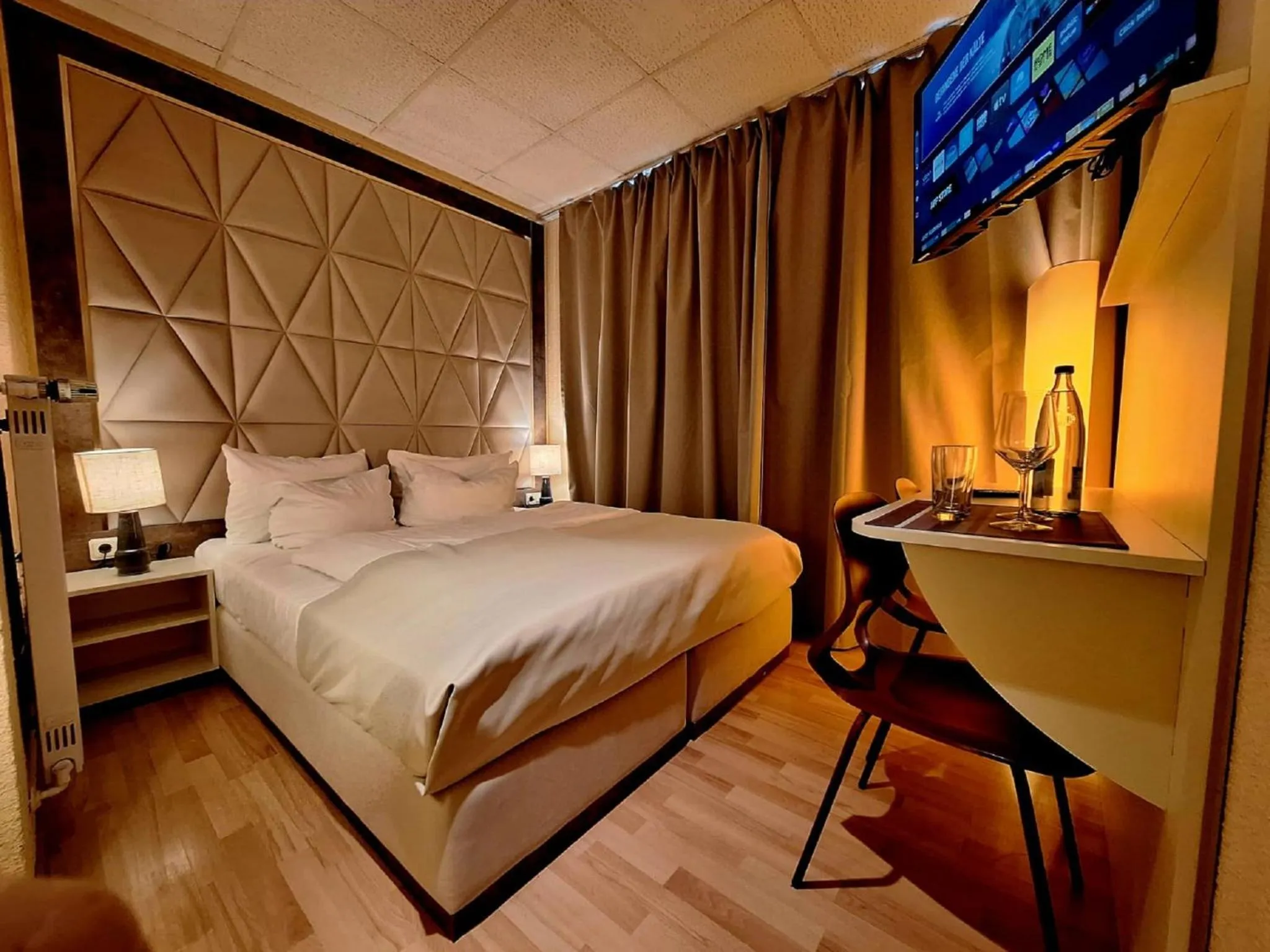 Bed in Hotel Adler Leipzig