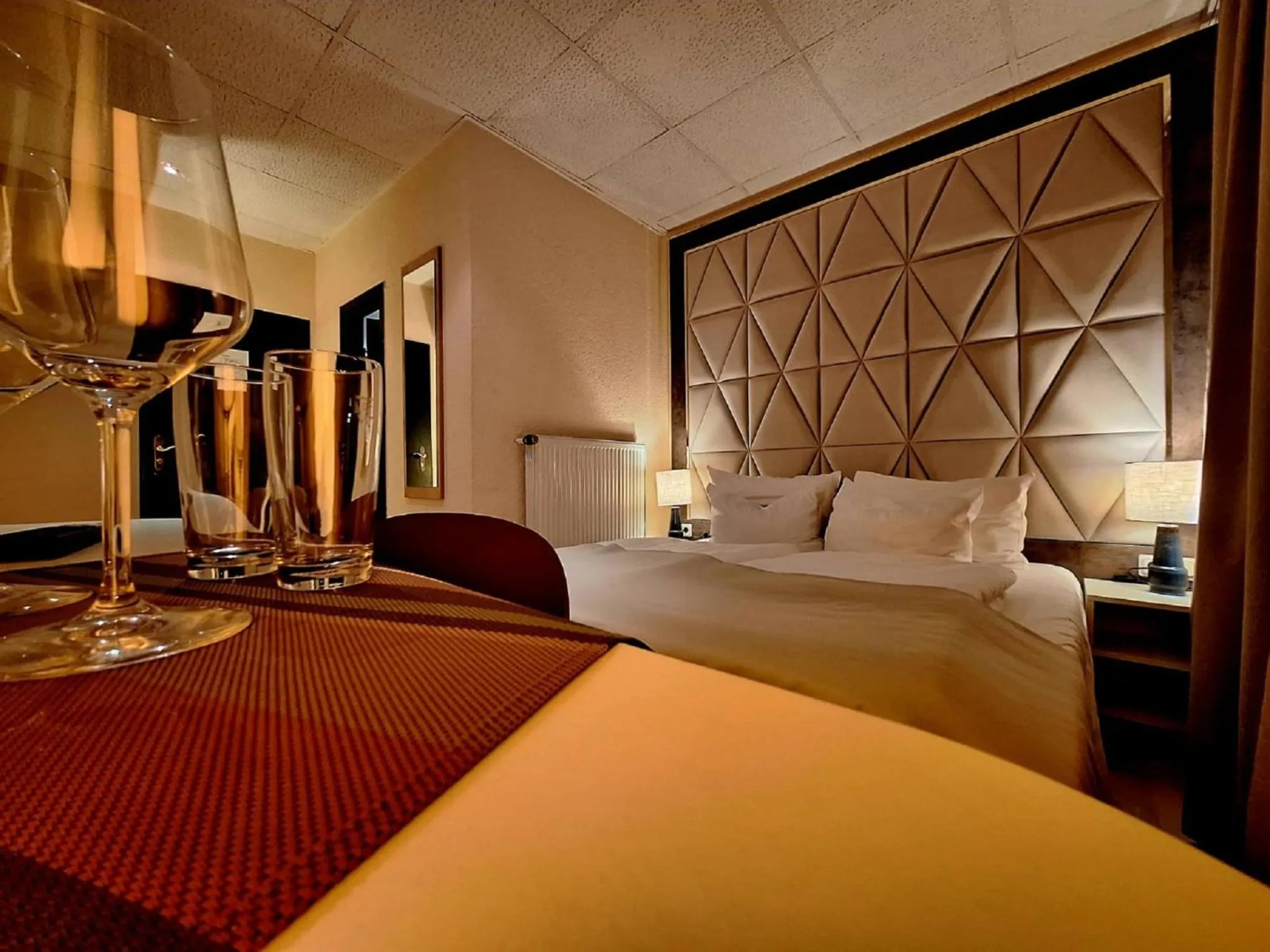 Bed in Hotel Adler Leipzig