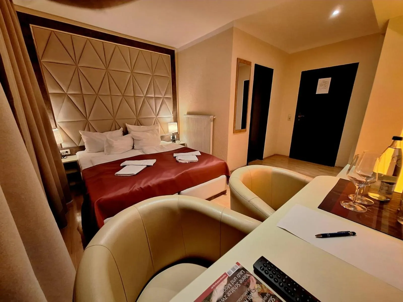 Bed in Hotel Adler Leipzig