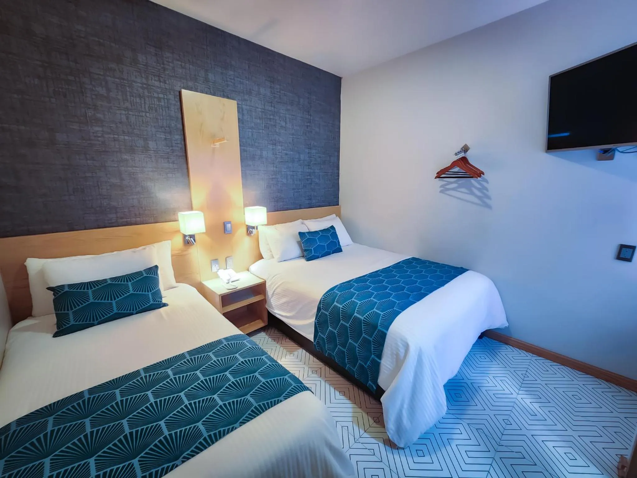 Bed in HOTEL AZUL AGAVE