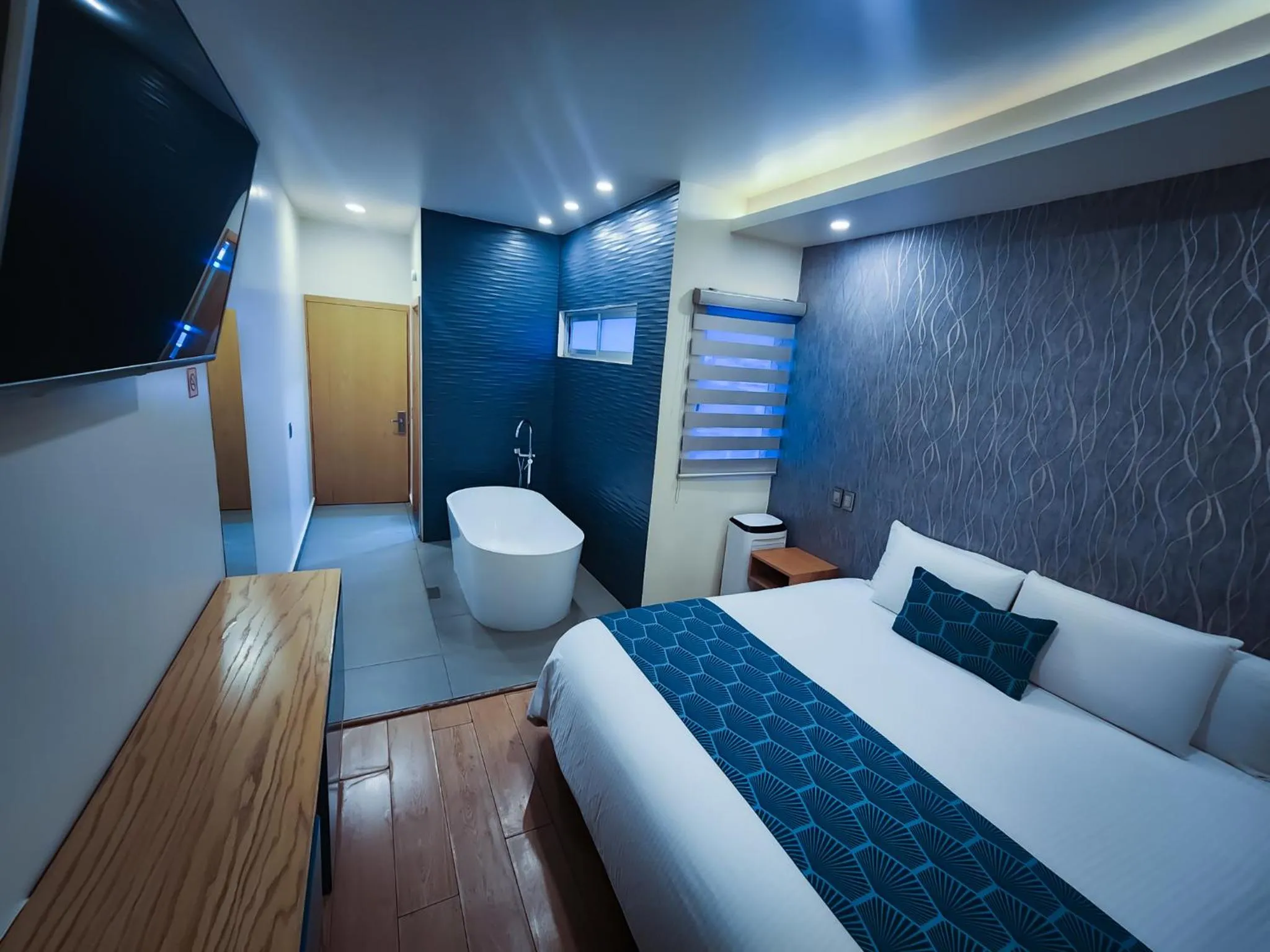 Bed in HOTEL AZUL AGAVE