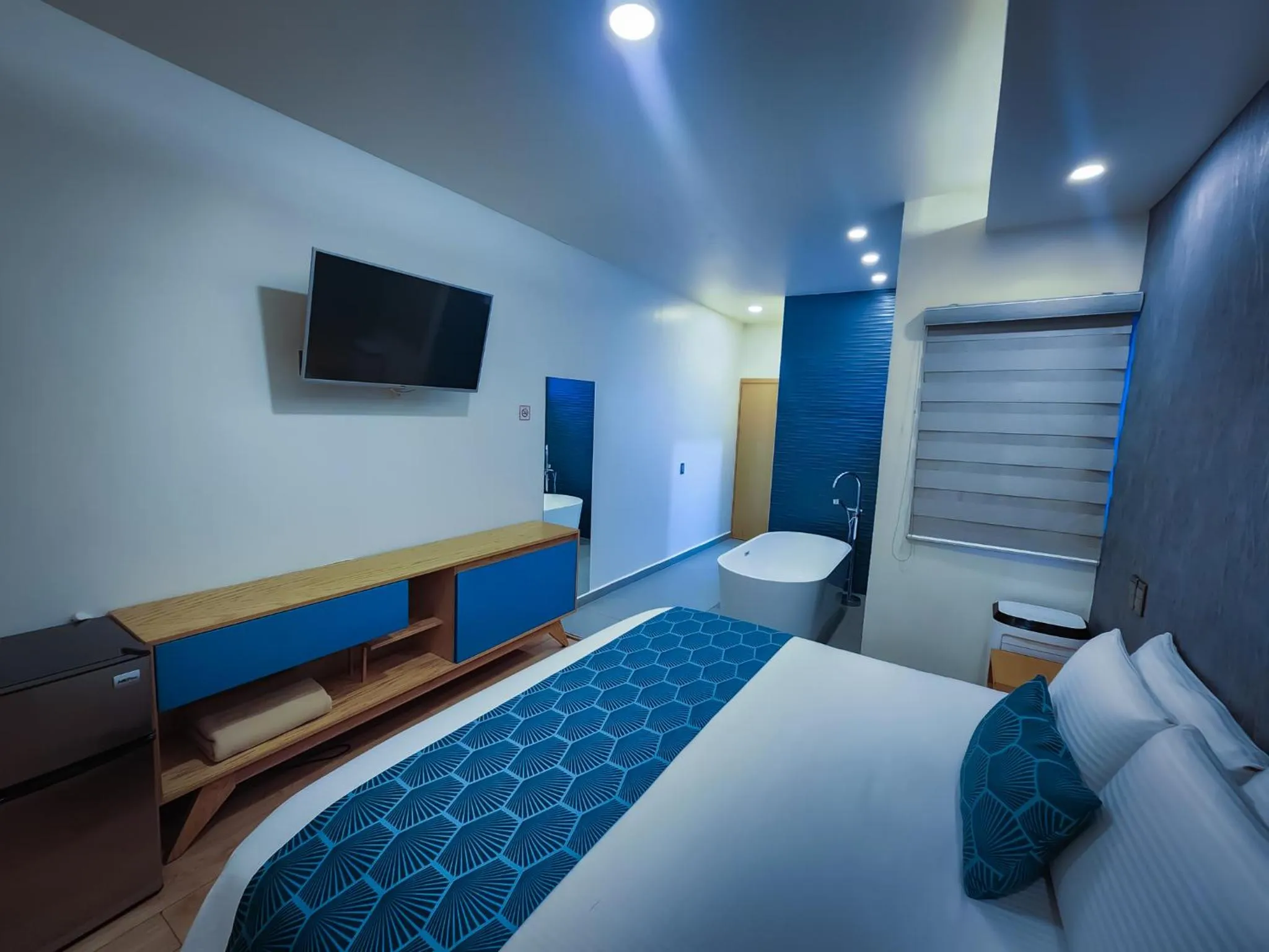 Bed in HOTEL AZUL AGAVE