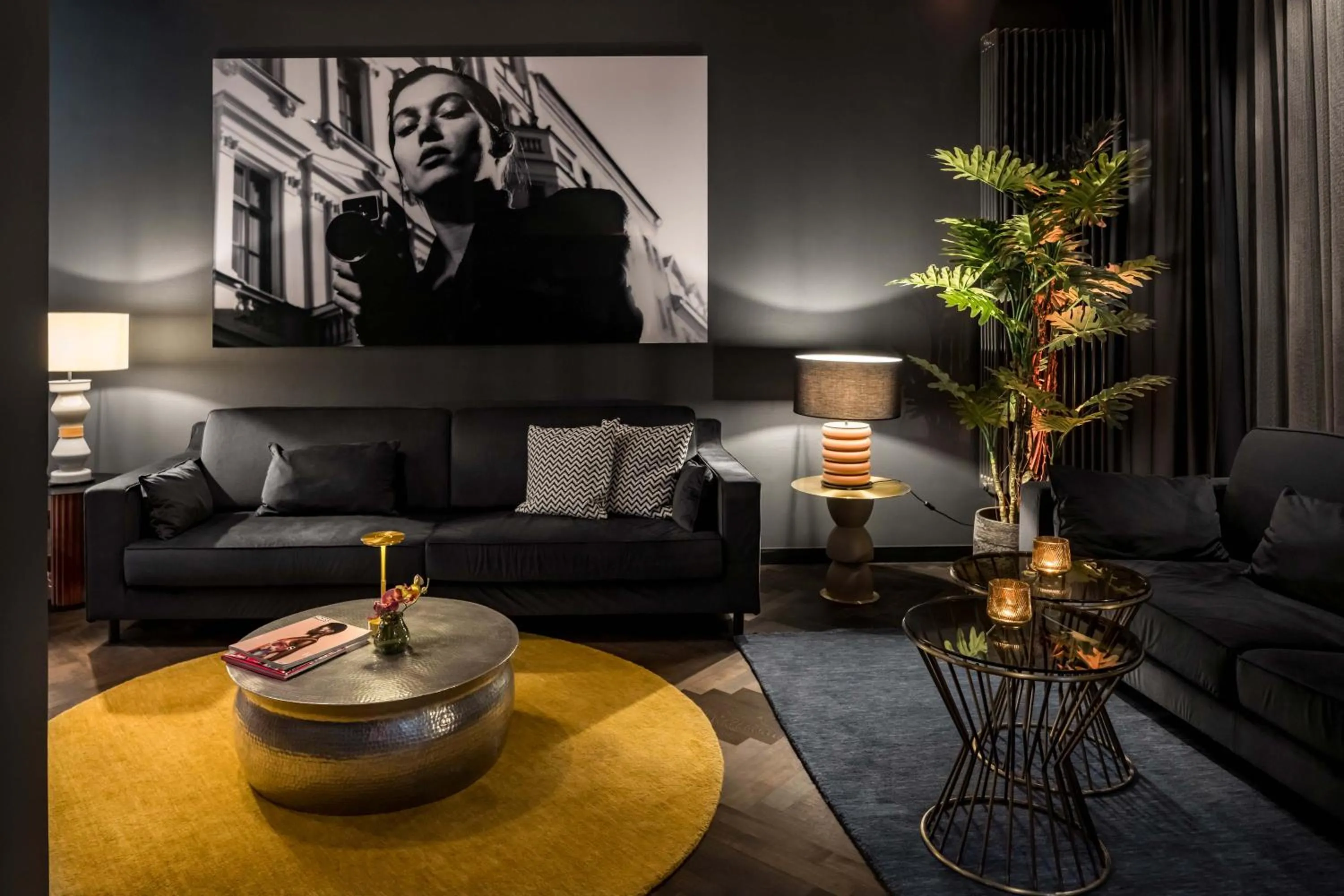 Lounge or bar in Hotel AMANO Düsseldorf