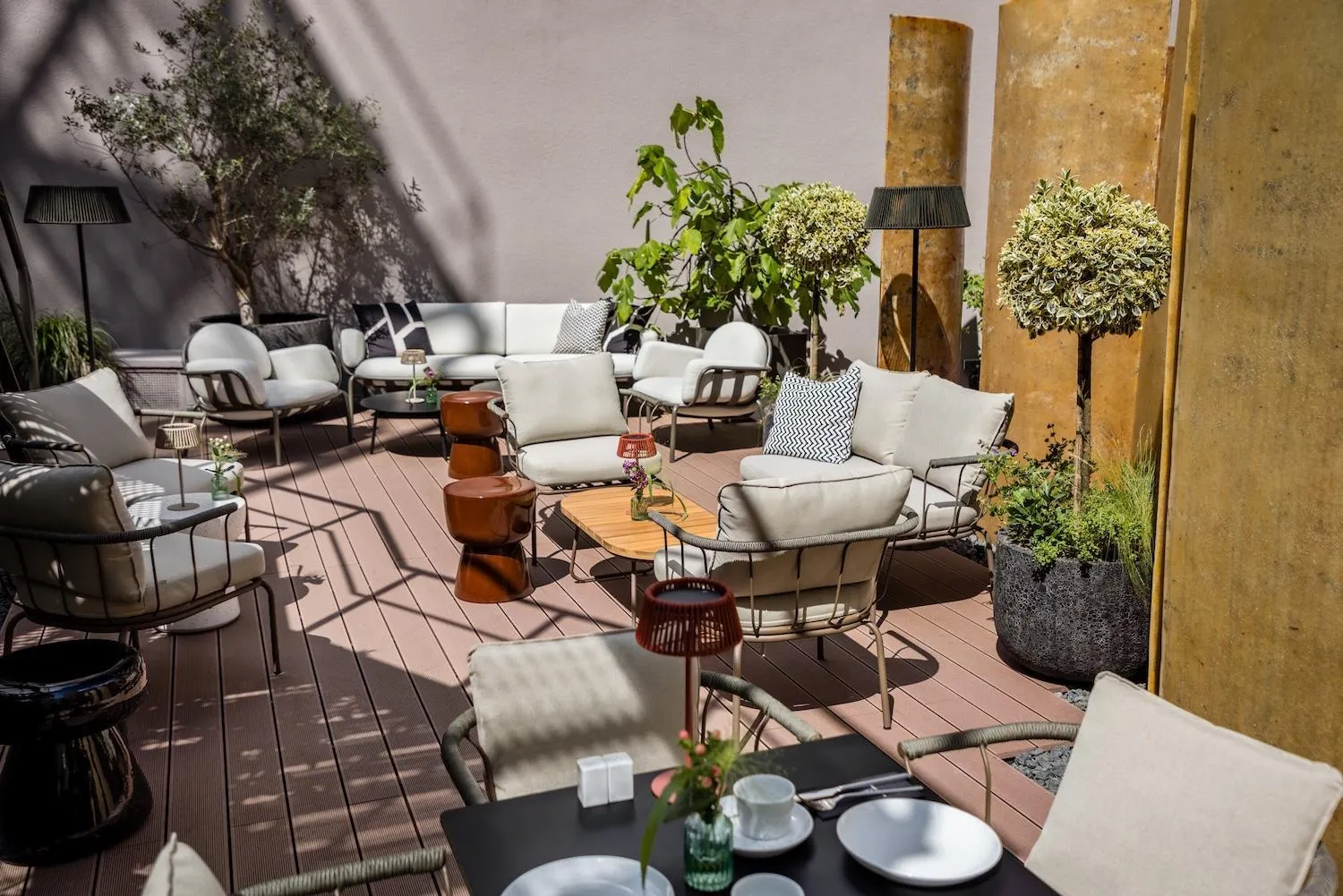 Garden in Hotel AMANO Düsseldorf