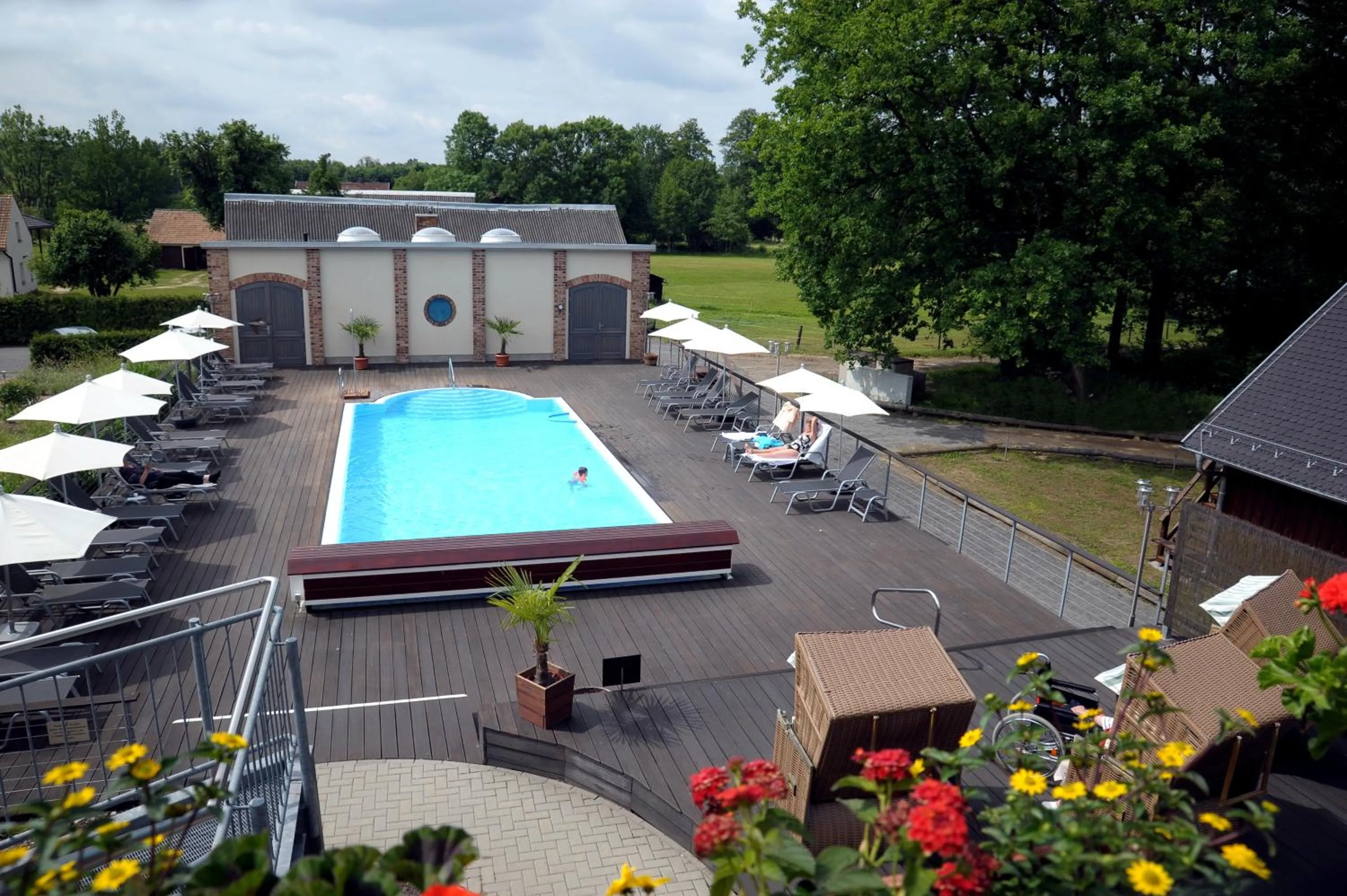 Swimming pool in Landhotel Burg im Spreewald - Resort & Spa