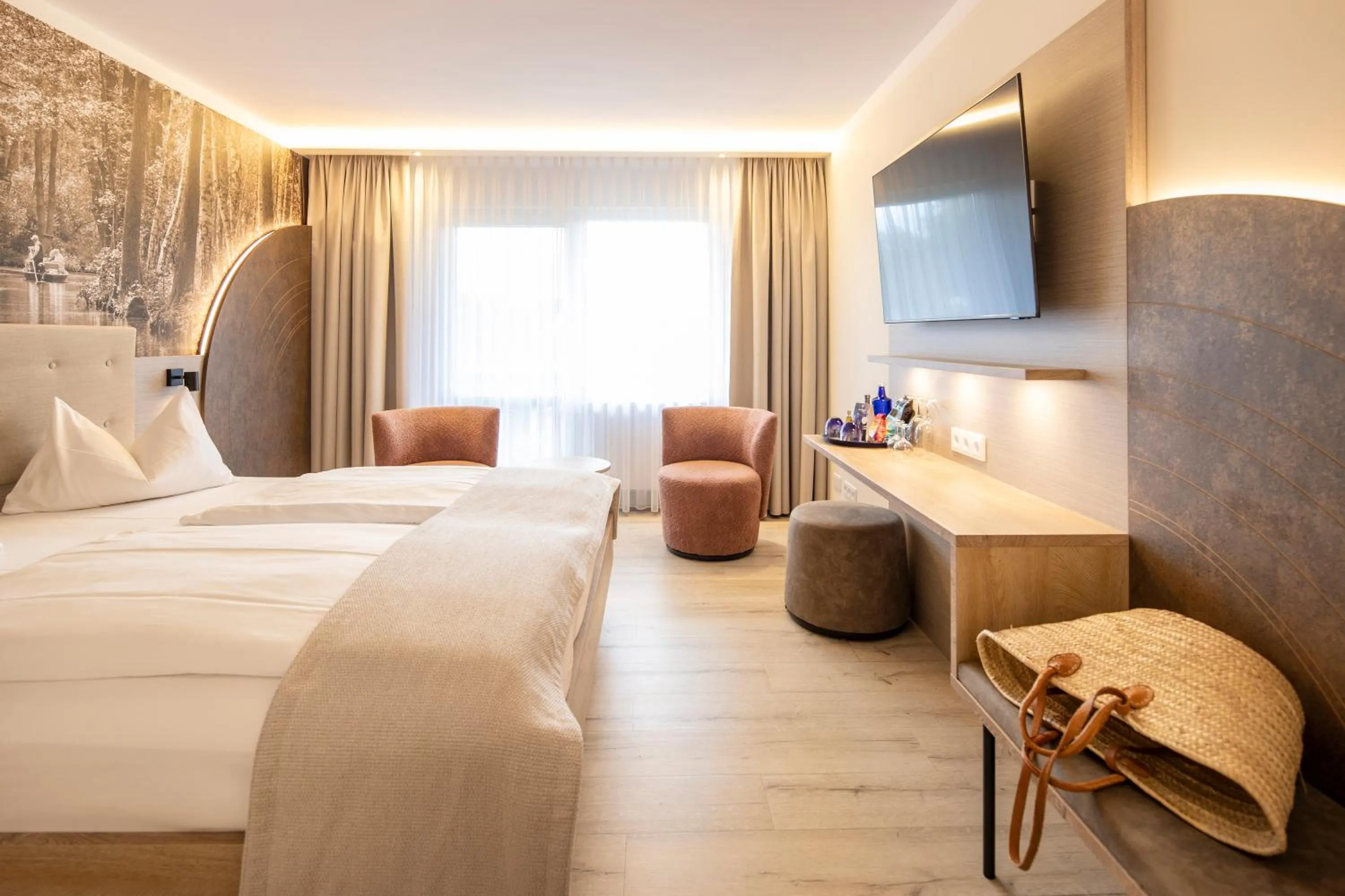 Photo of the whole room, Bed in Landhotel Burg im Spreewald - Resort & Spa