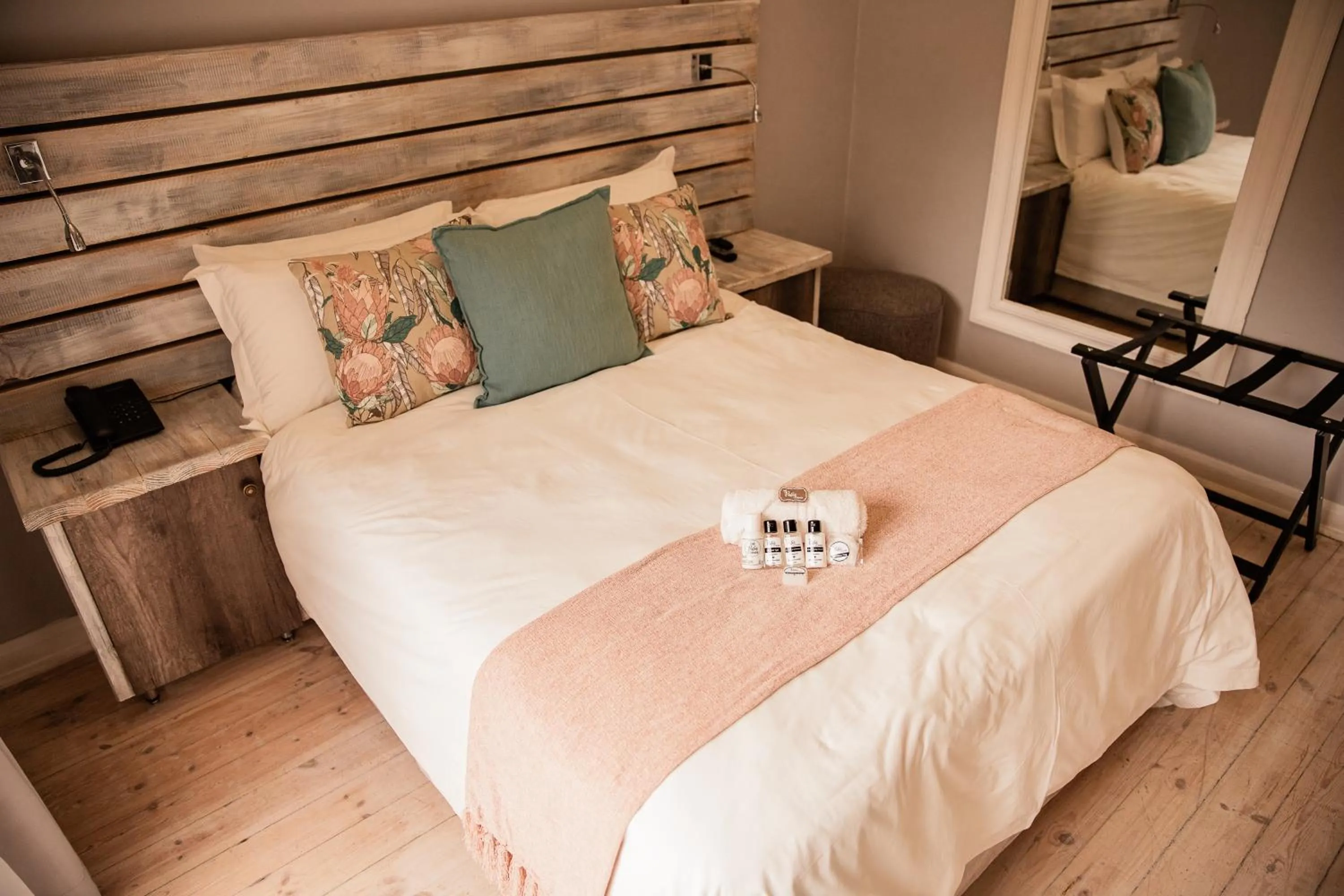 Bed in The Perfect Corner Guesthouse