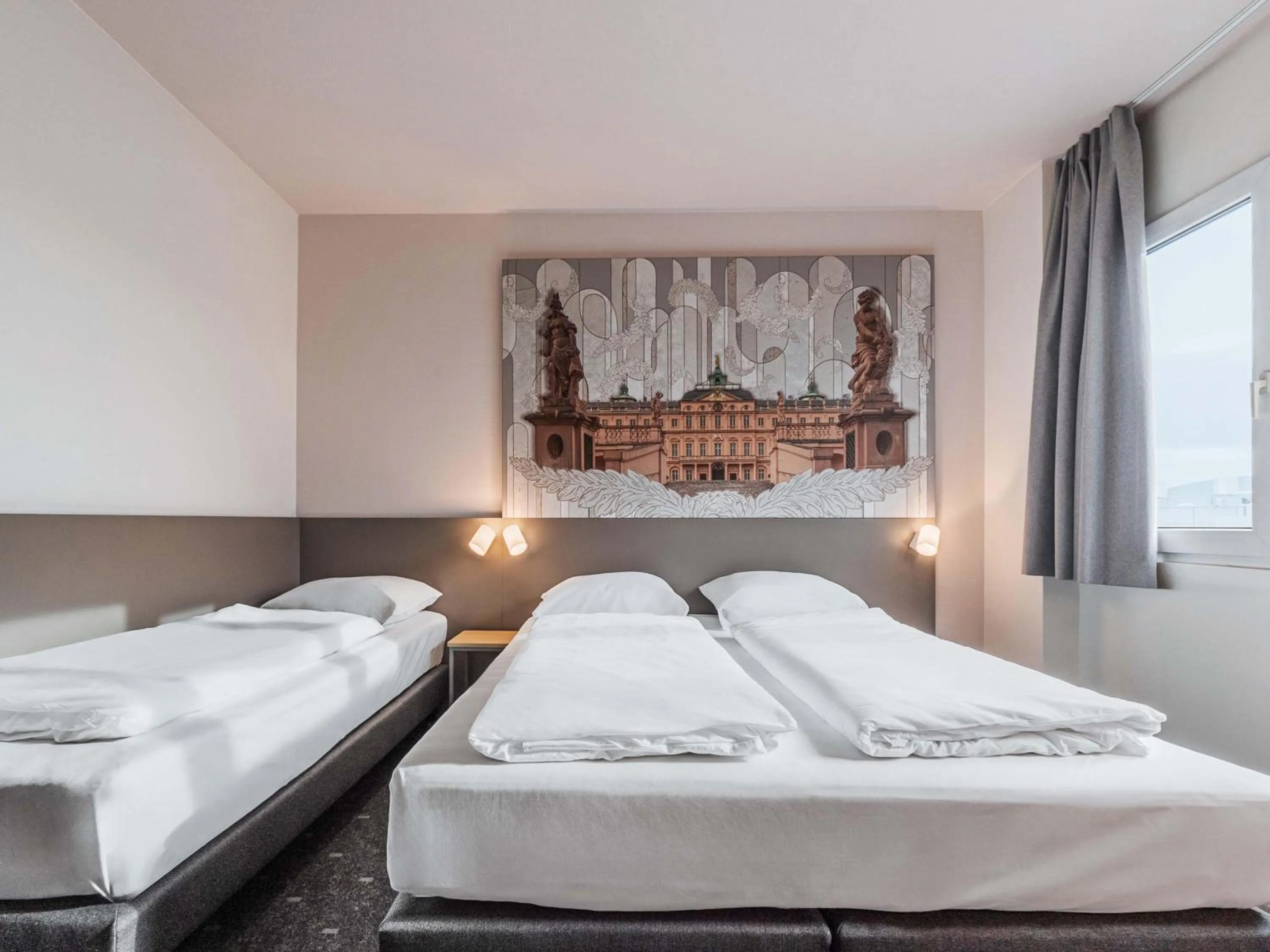 Photo of the whole room, Bed in B&B HOTEL Rastatt