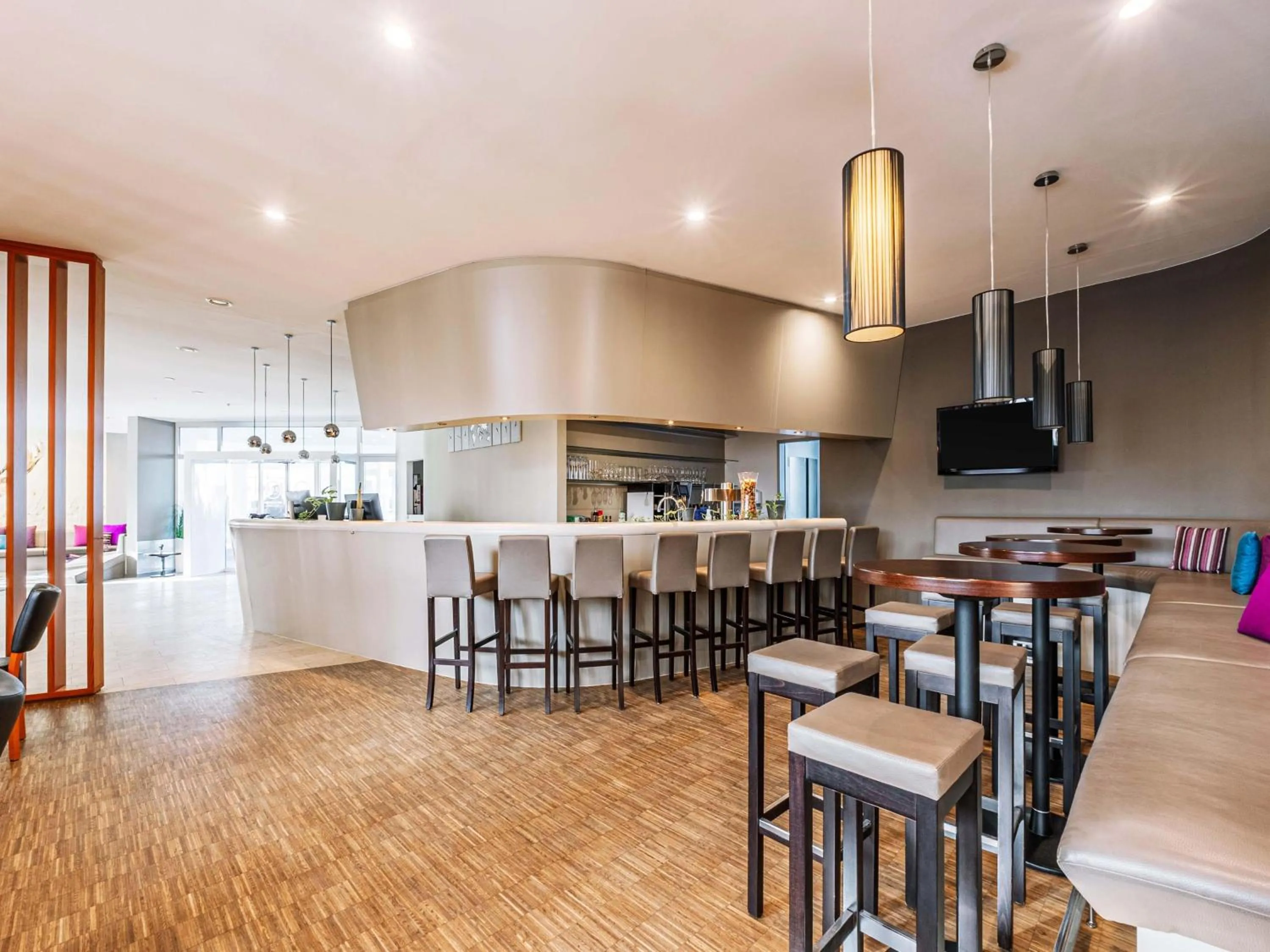 Lobby or reception in B&B HOTEL Rastatt