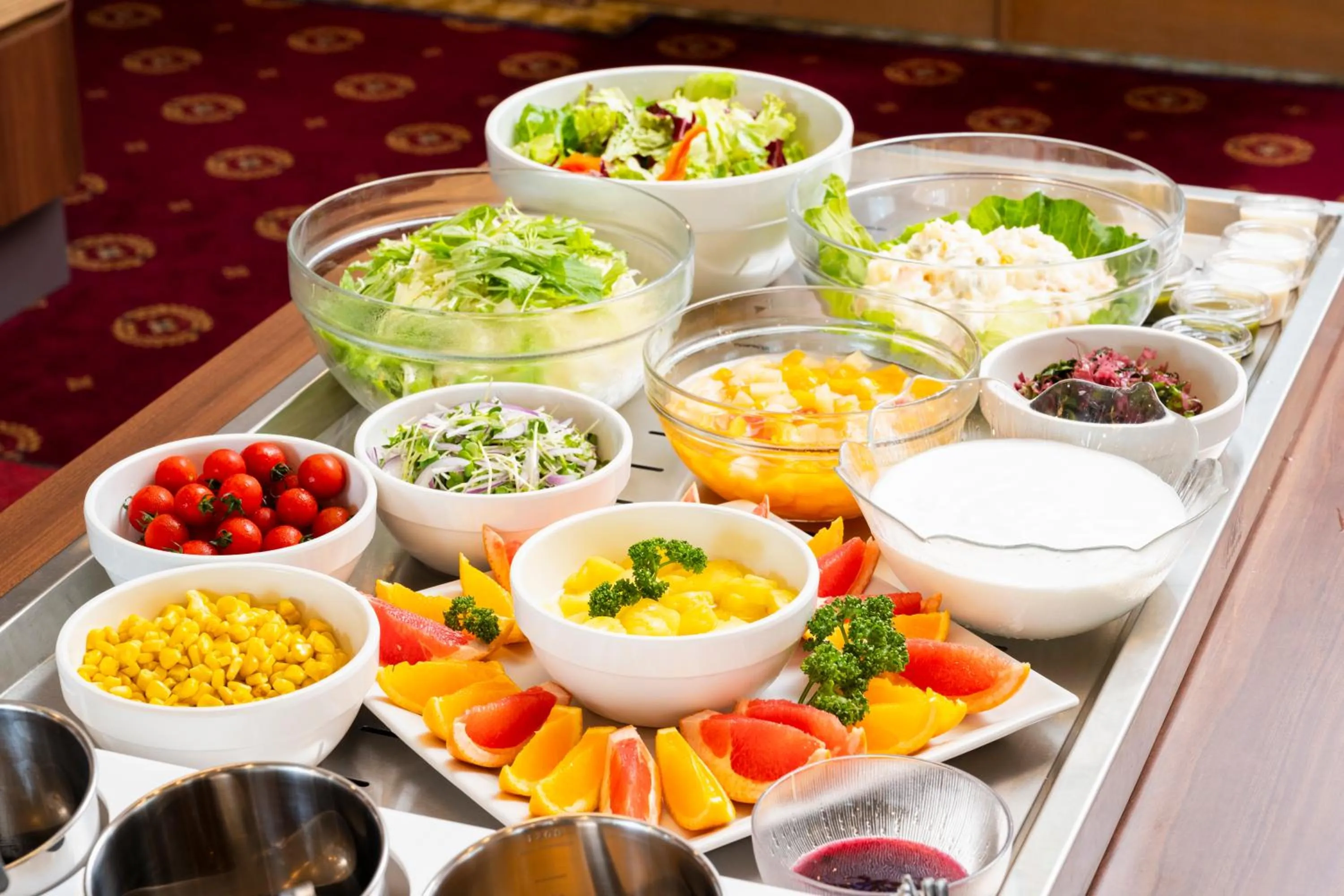 Buffet breakfast in Hotel Arthur KITAHAMA BASE