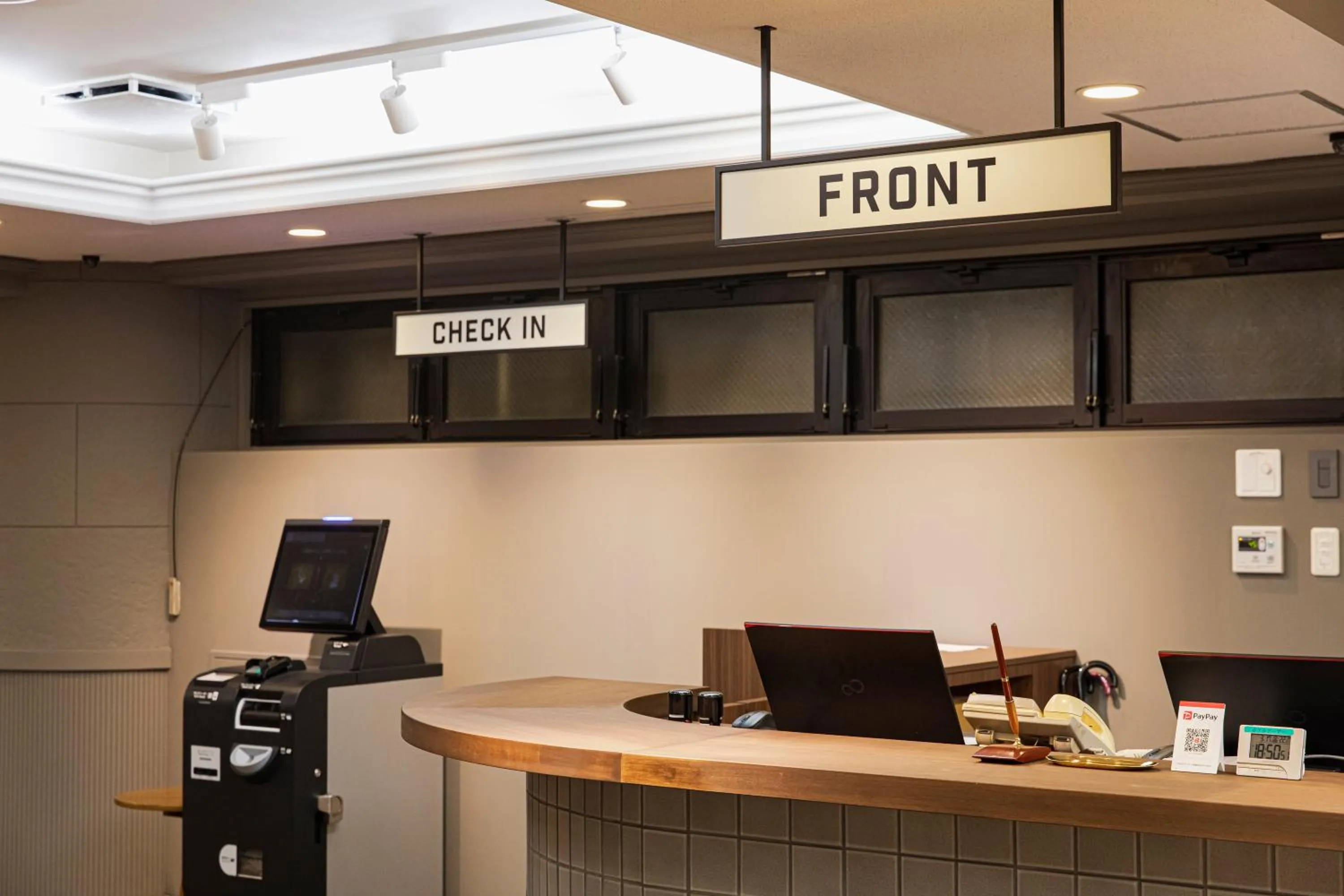 Lobby or reception in Hotel Arthur KITAHAMA BASE