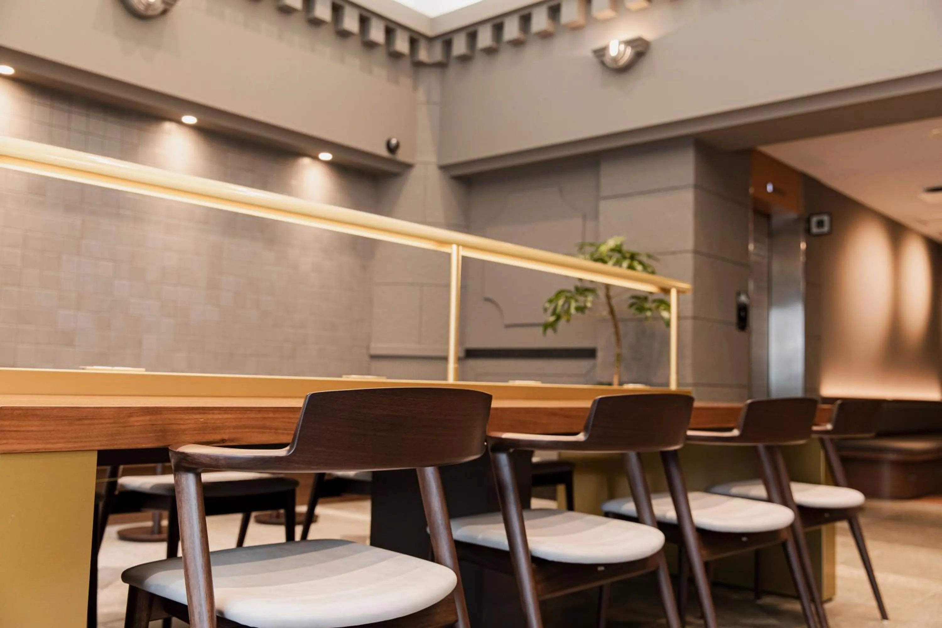 Lobby or reception in Hotel Arthur KITAHAMA BASE