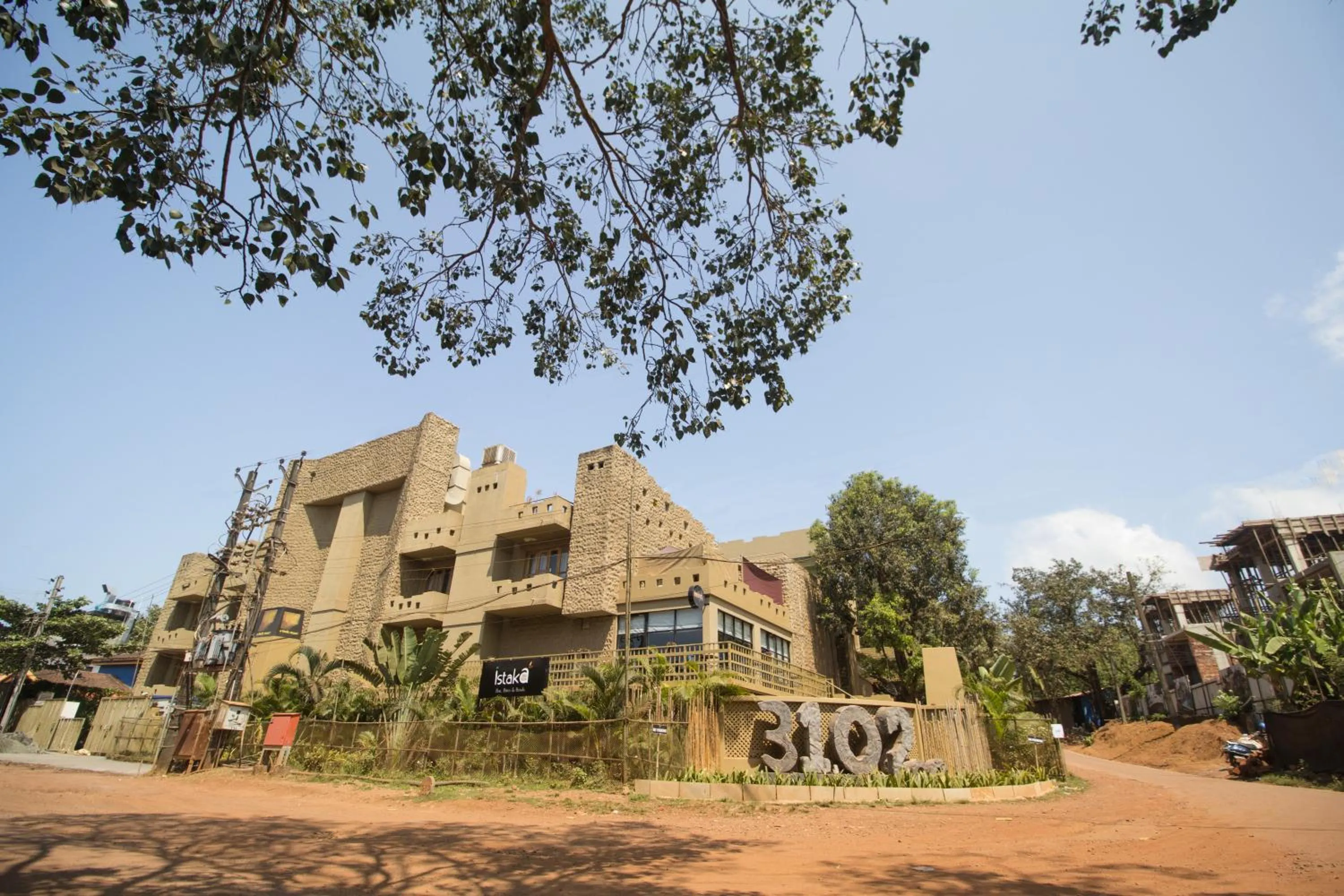 Facade/entrance in 3102bce - A Vedic Resort