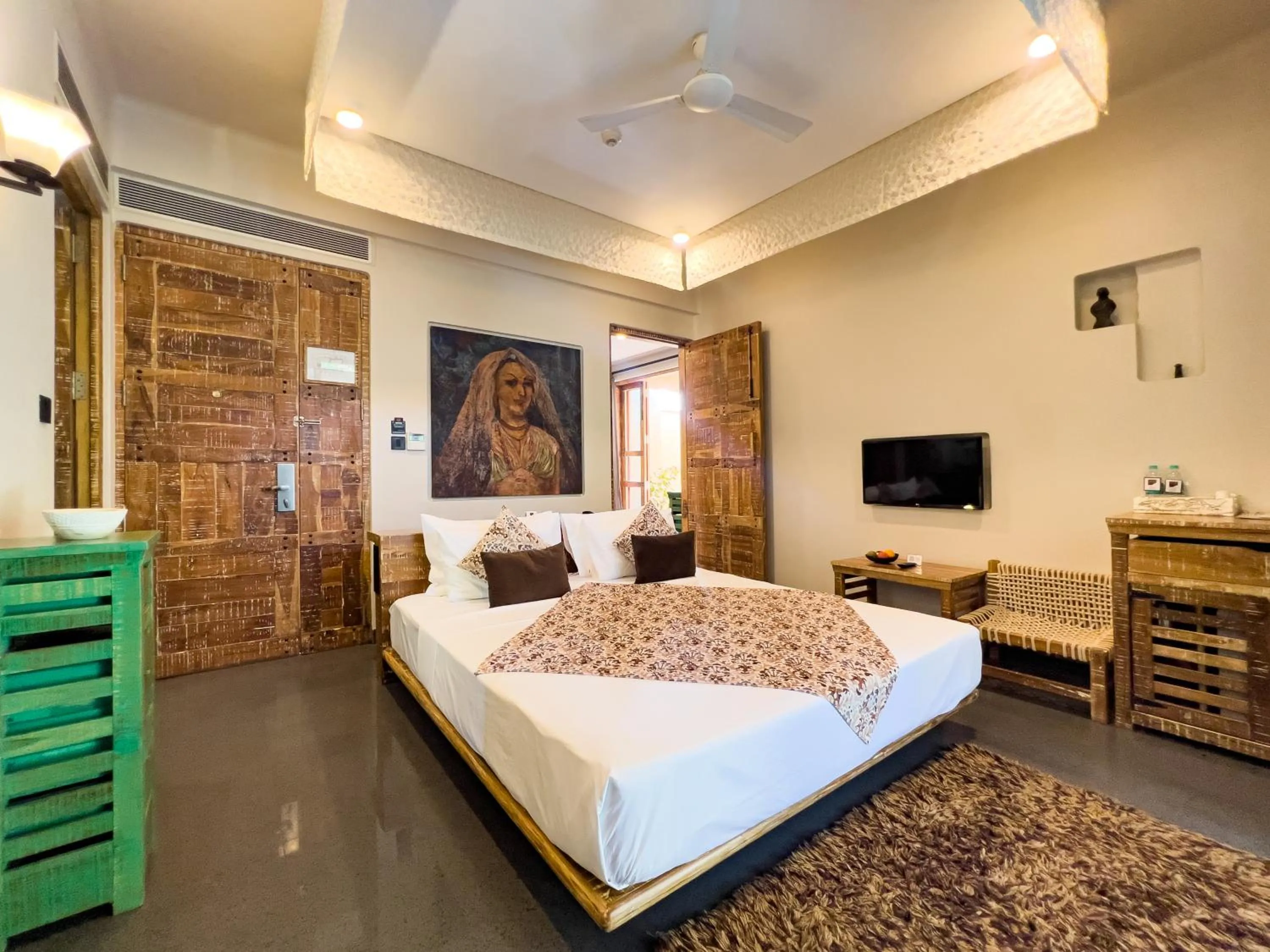 Bedroom, Bed in 3102bce - A Vedic Resort