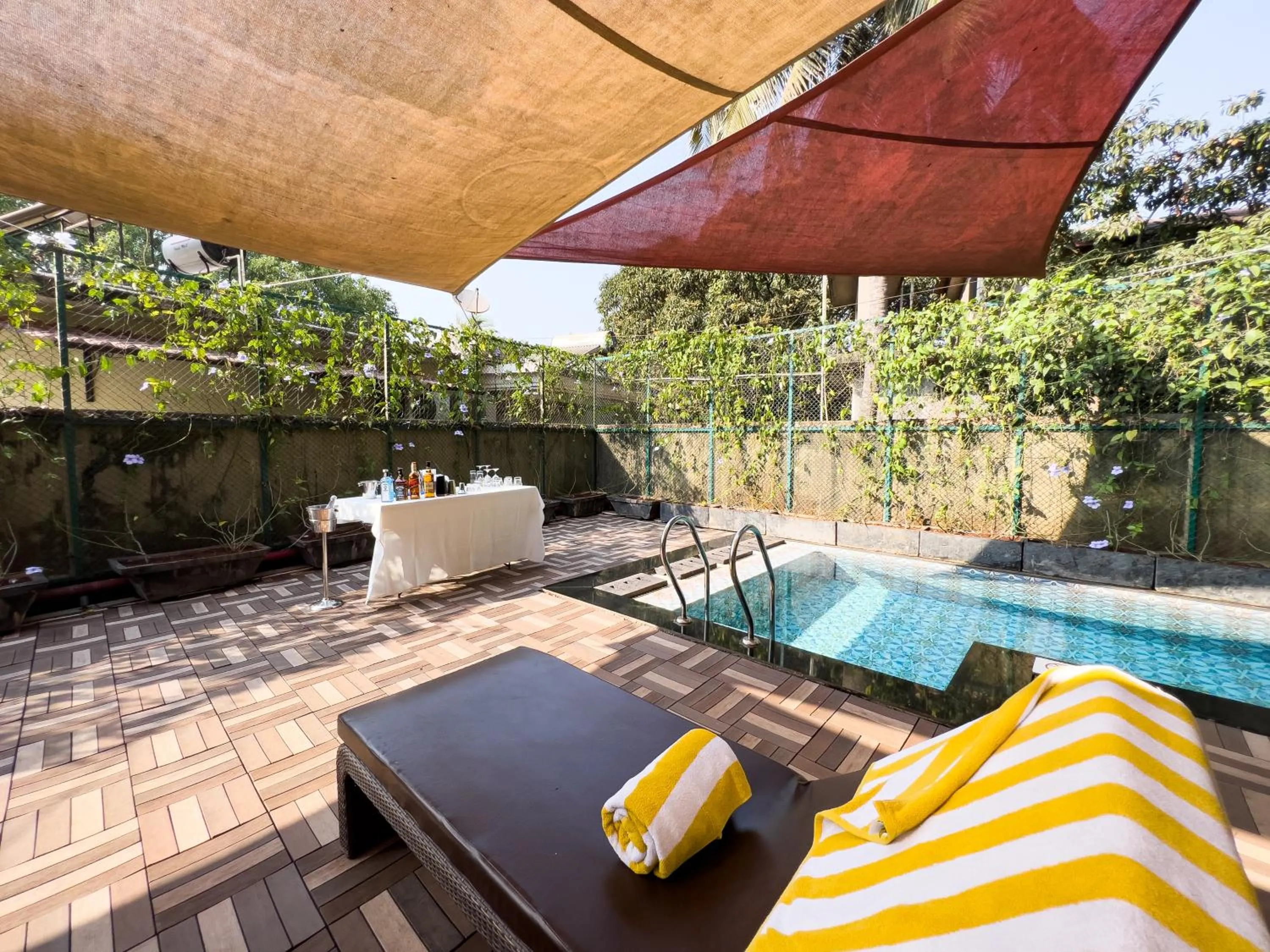 Pool view in 3102bce - A Vedic Resort