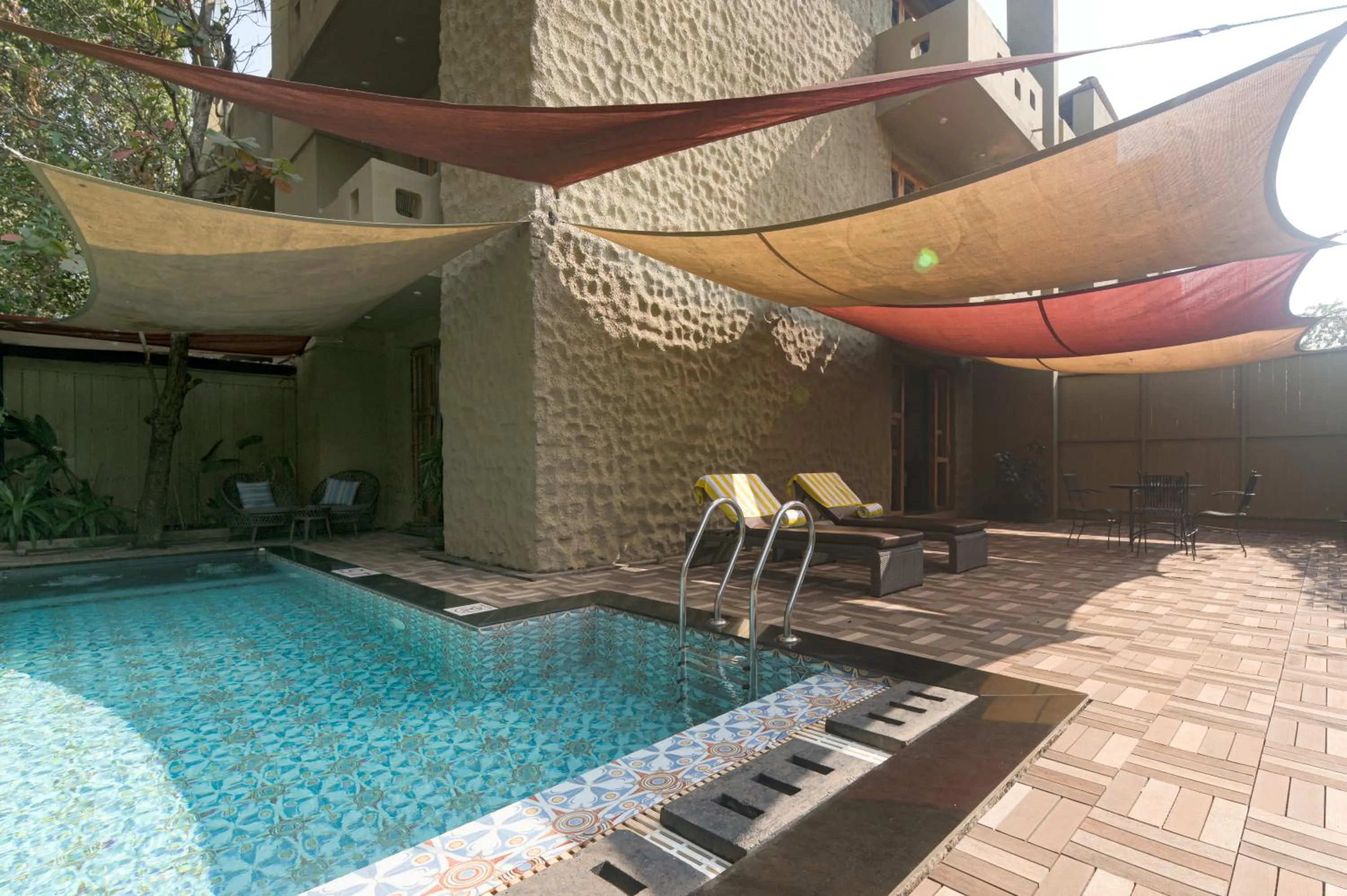 Pool view in 3102bce - A Vedic Resort