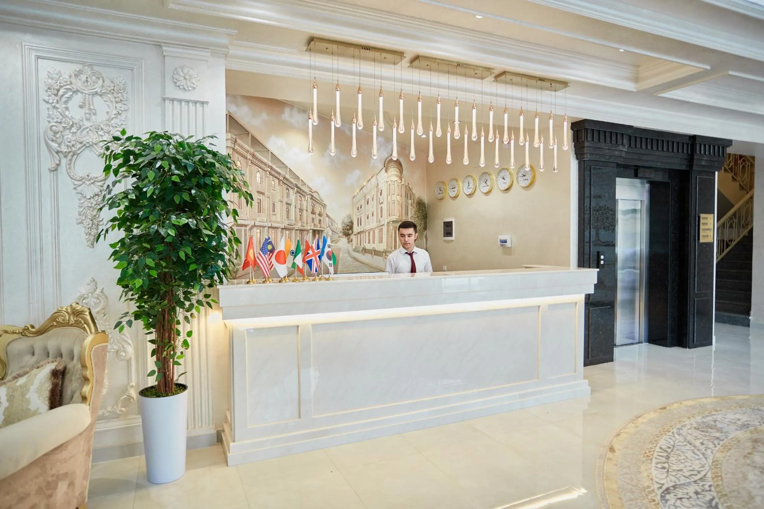 Lobby or reception in Royal Hotel Samarkand