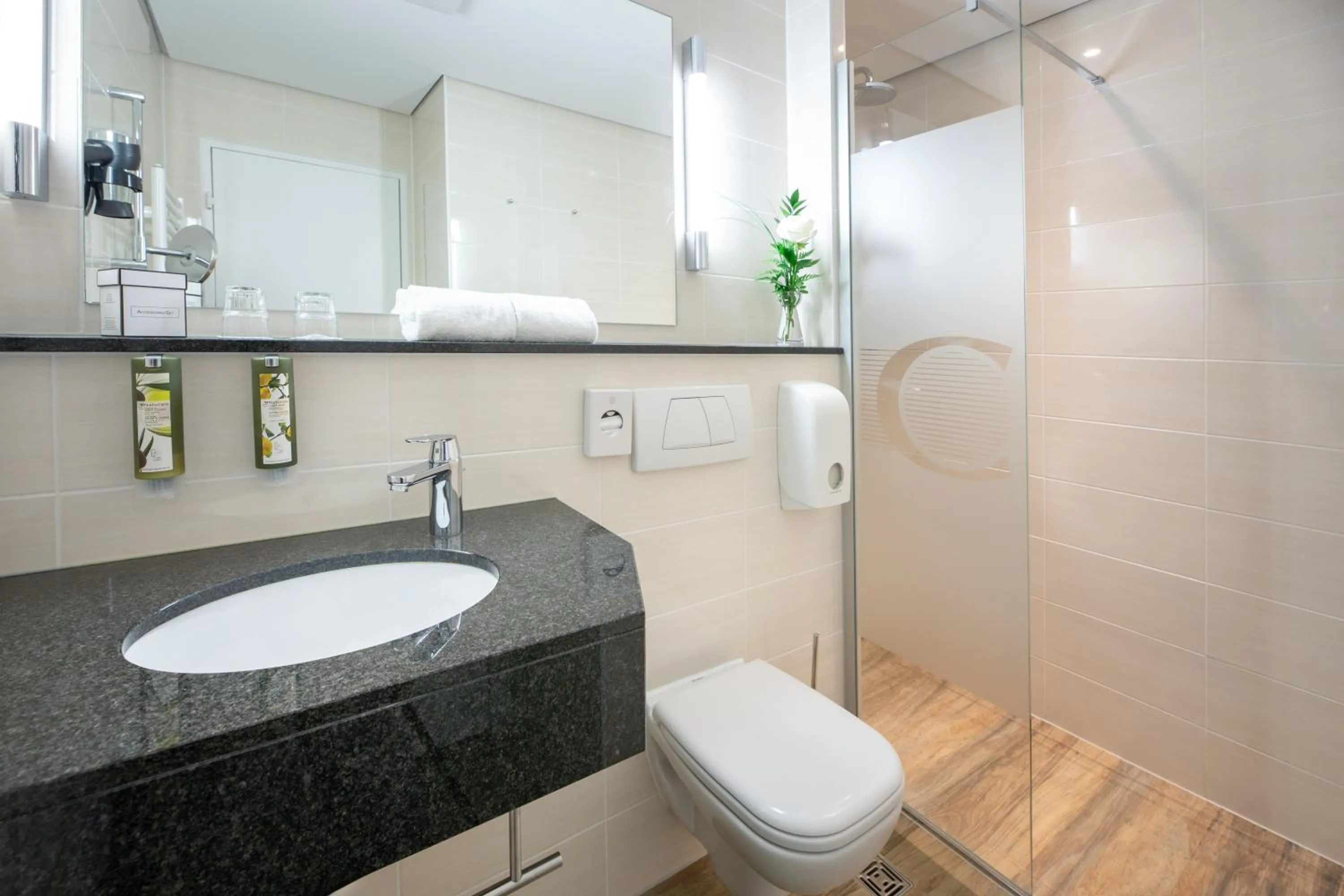 Shower in Concorde Hotel am Leineschloss