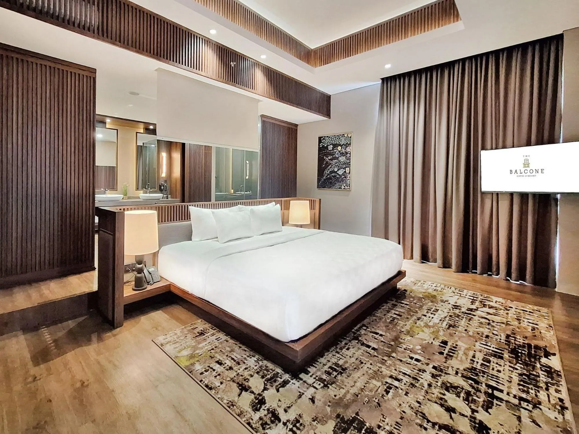 Bedroom, Bed in The Balcone Suites & Resort