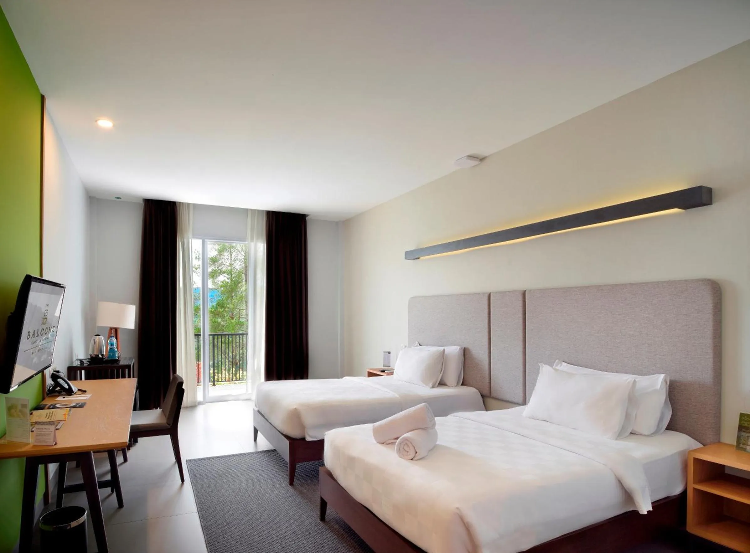 Photo of the whole room, Bed in The Balcone Suites & Resort