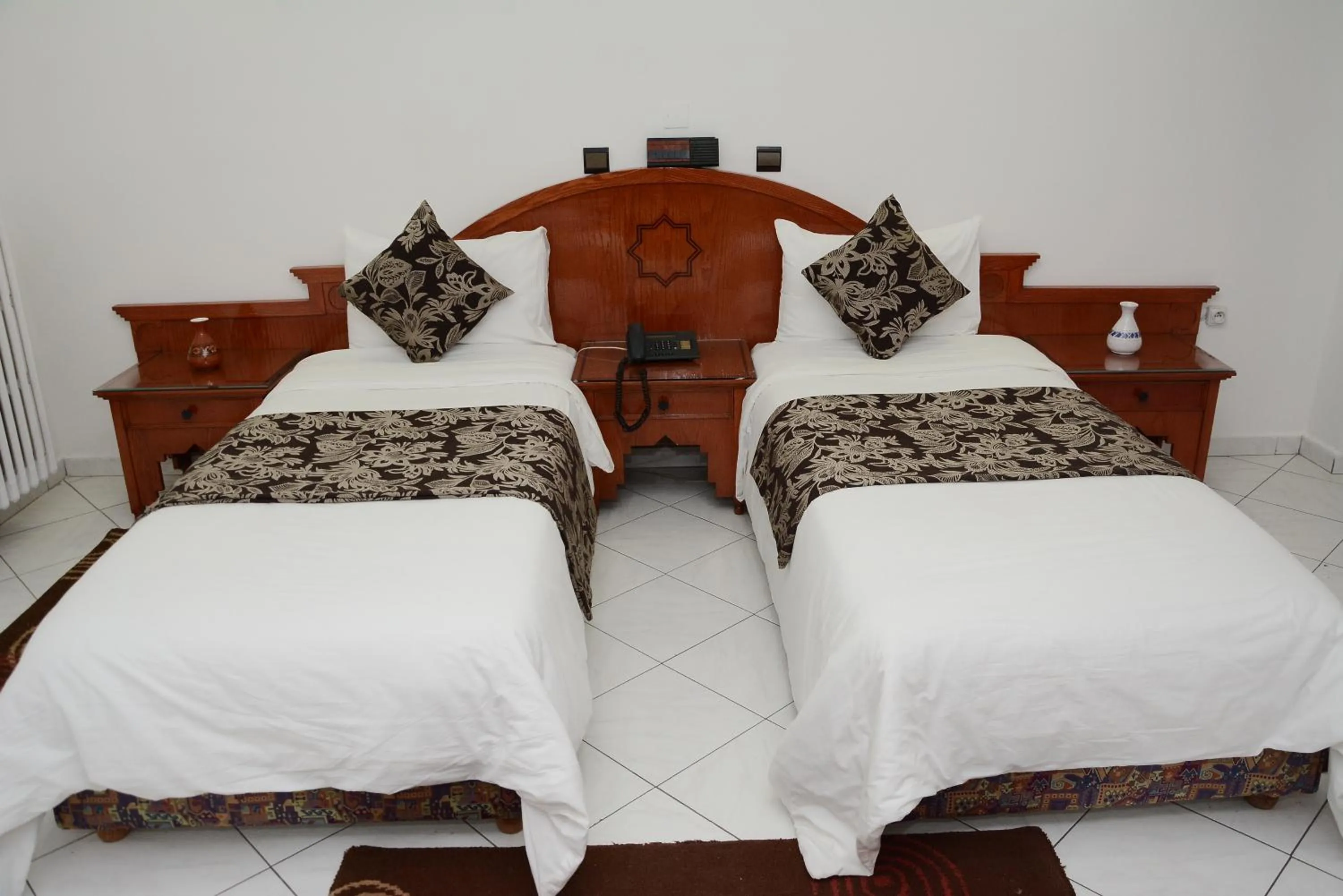 Bed in Hotel Bouregreg