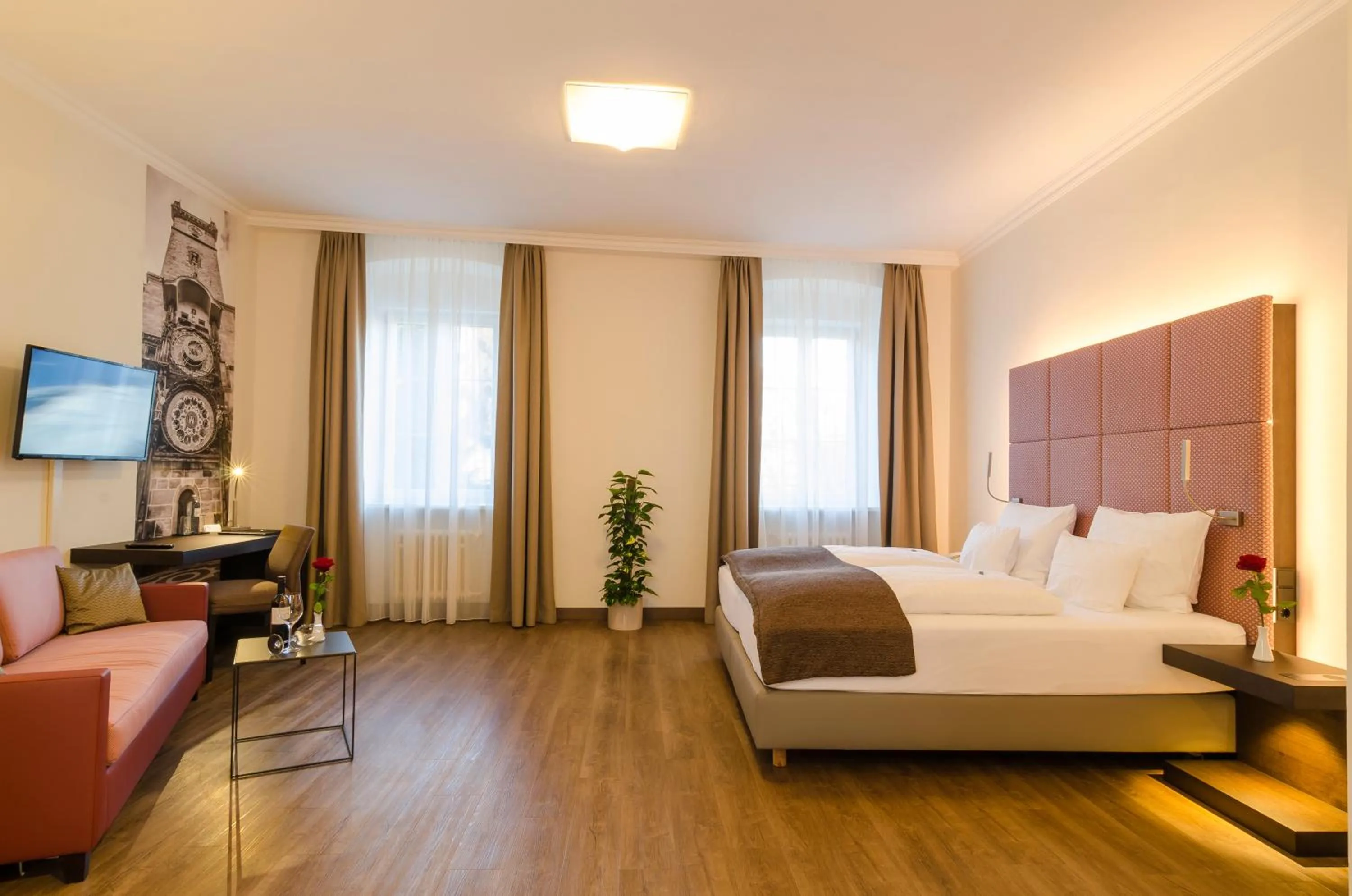 Bed in Gasthof Goldener Fisch