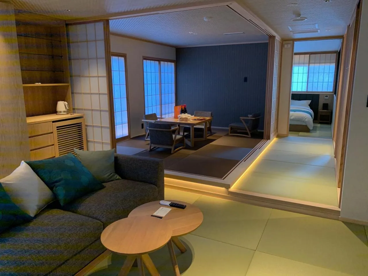 Living room in Ikeda Onsen Ryokan Tachikawa