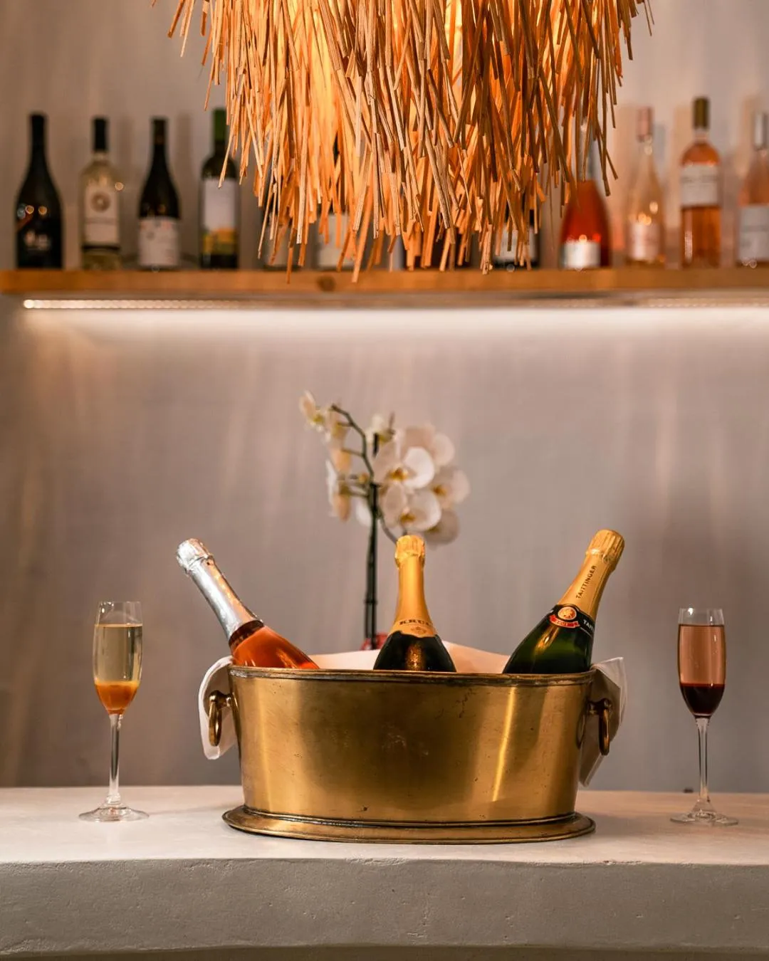 Drinks in Koukoumi Vegan Boutique Hotel