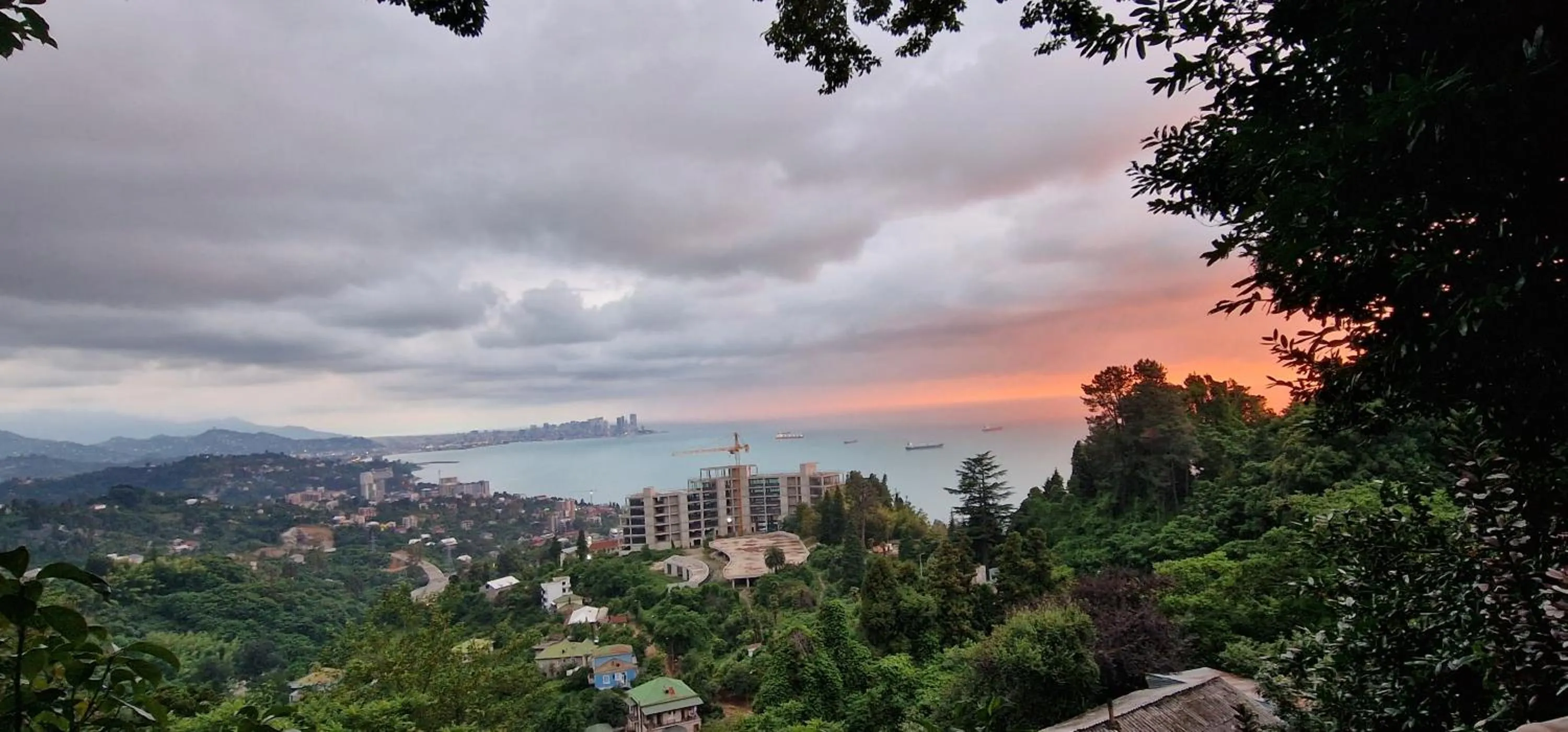 Sunset in Green Cape Tower