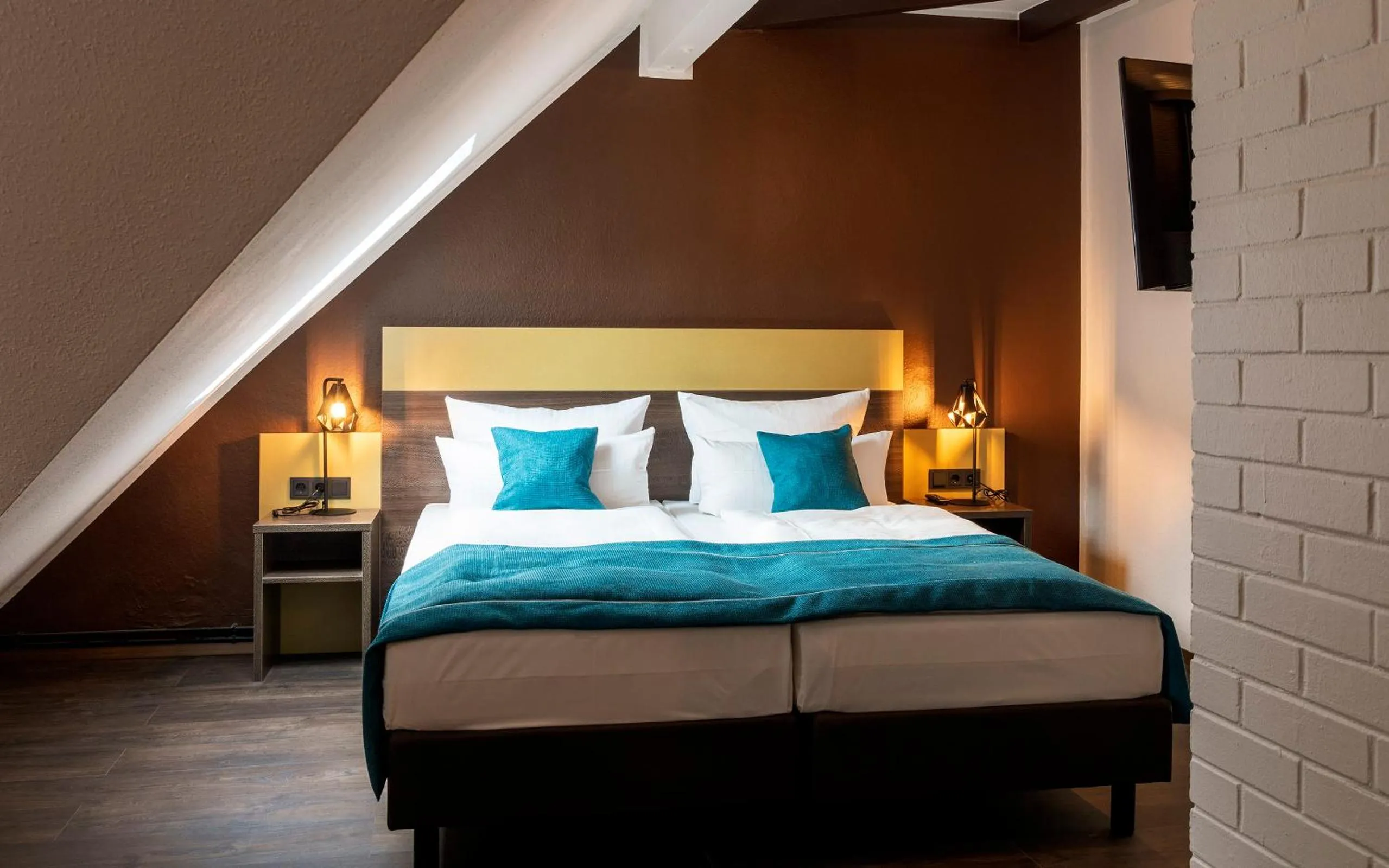 Bed in Trip Inn Hotel Sachsenhausen