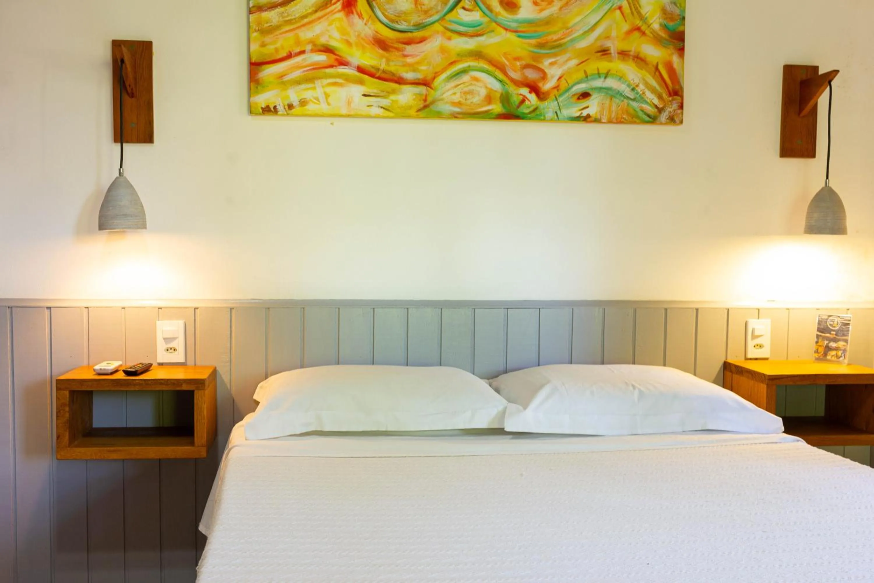 Bedroom, Bed in Pousada Aquarela