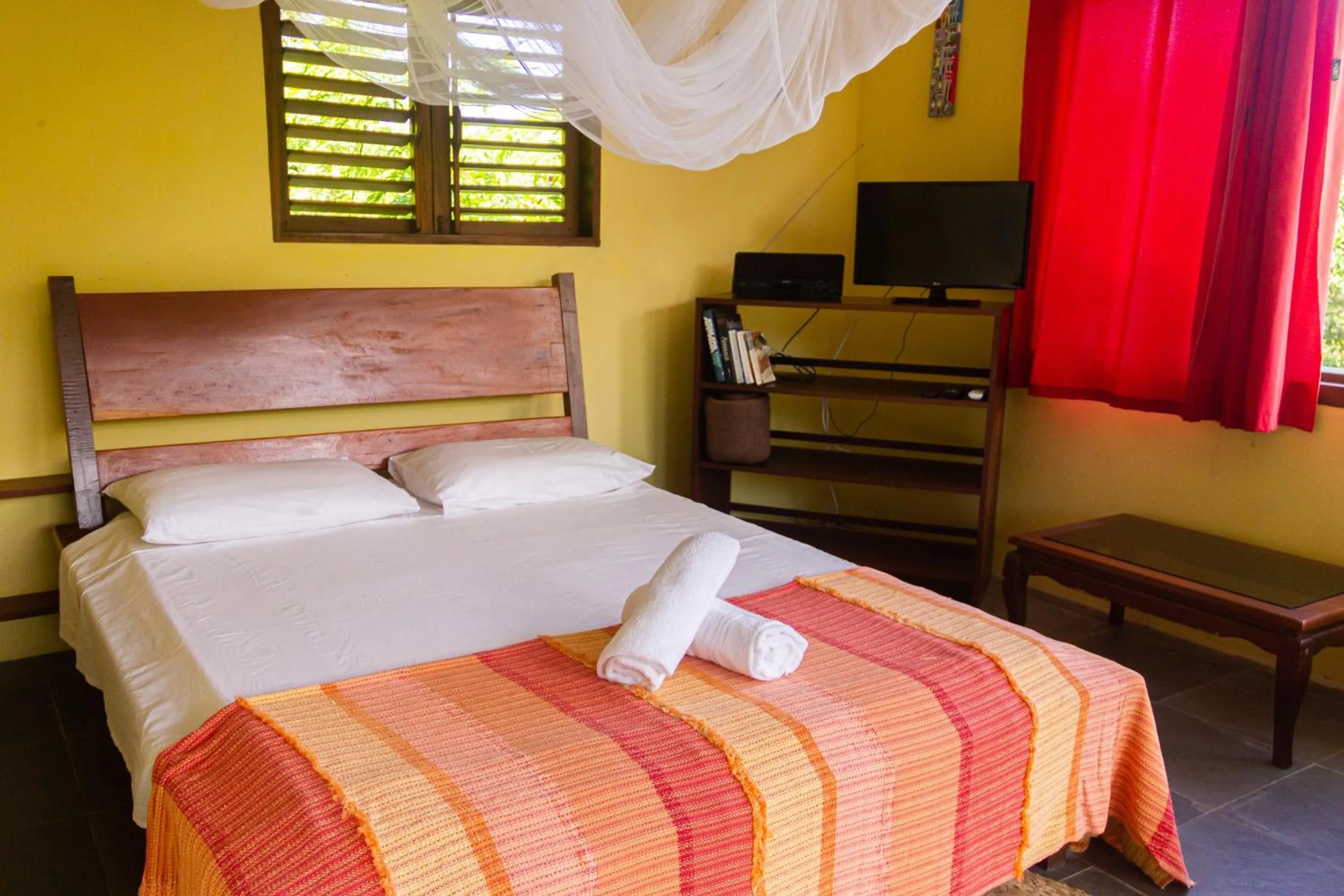 Bedroom, Bed in Pousada Aquarela