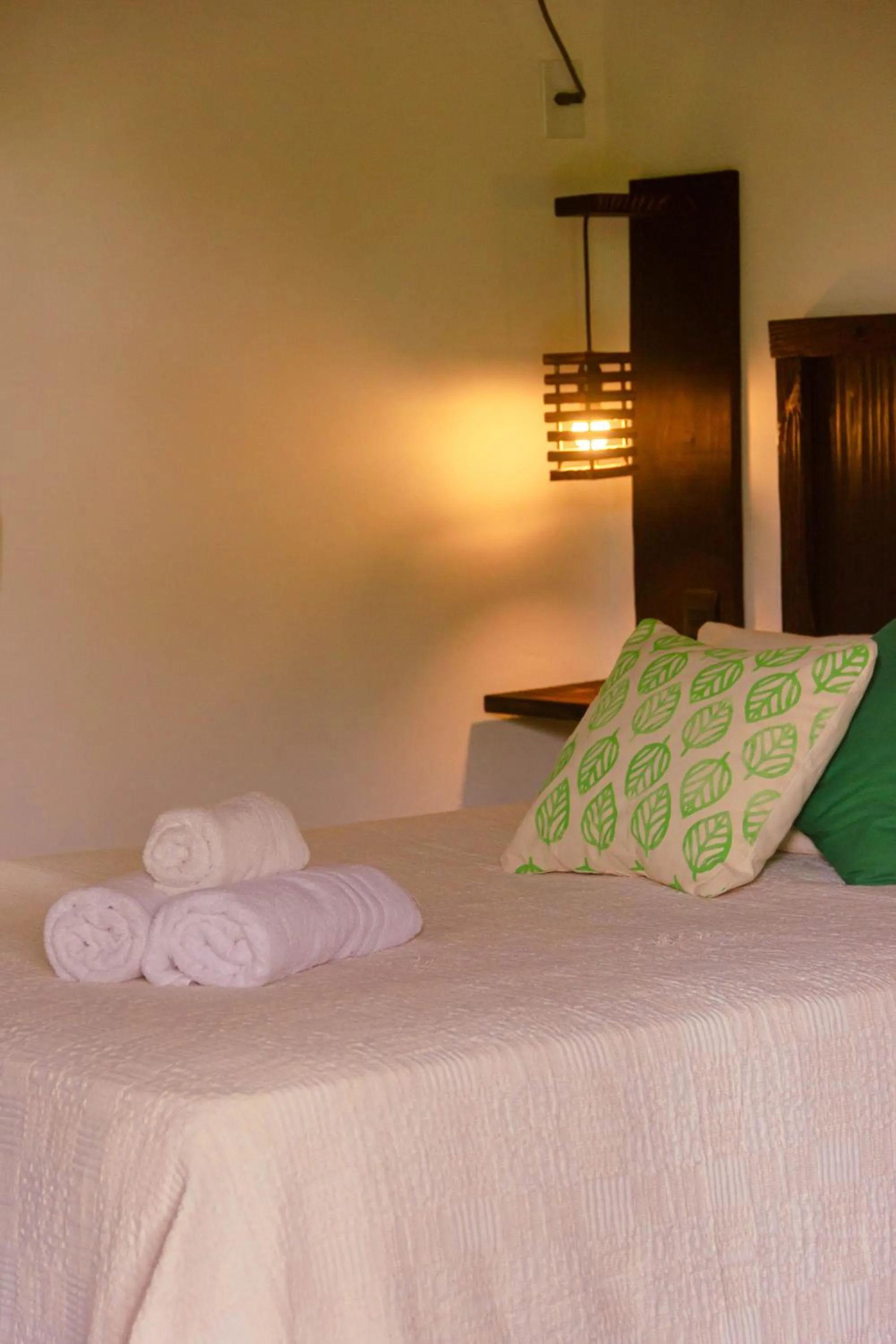 Bed in Pousada Aquarela