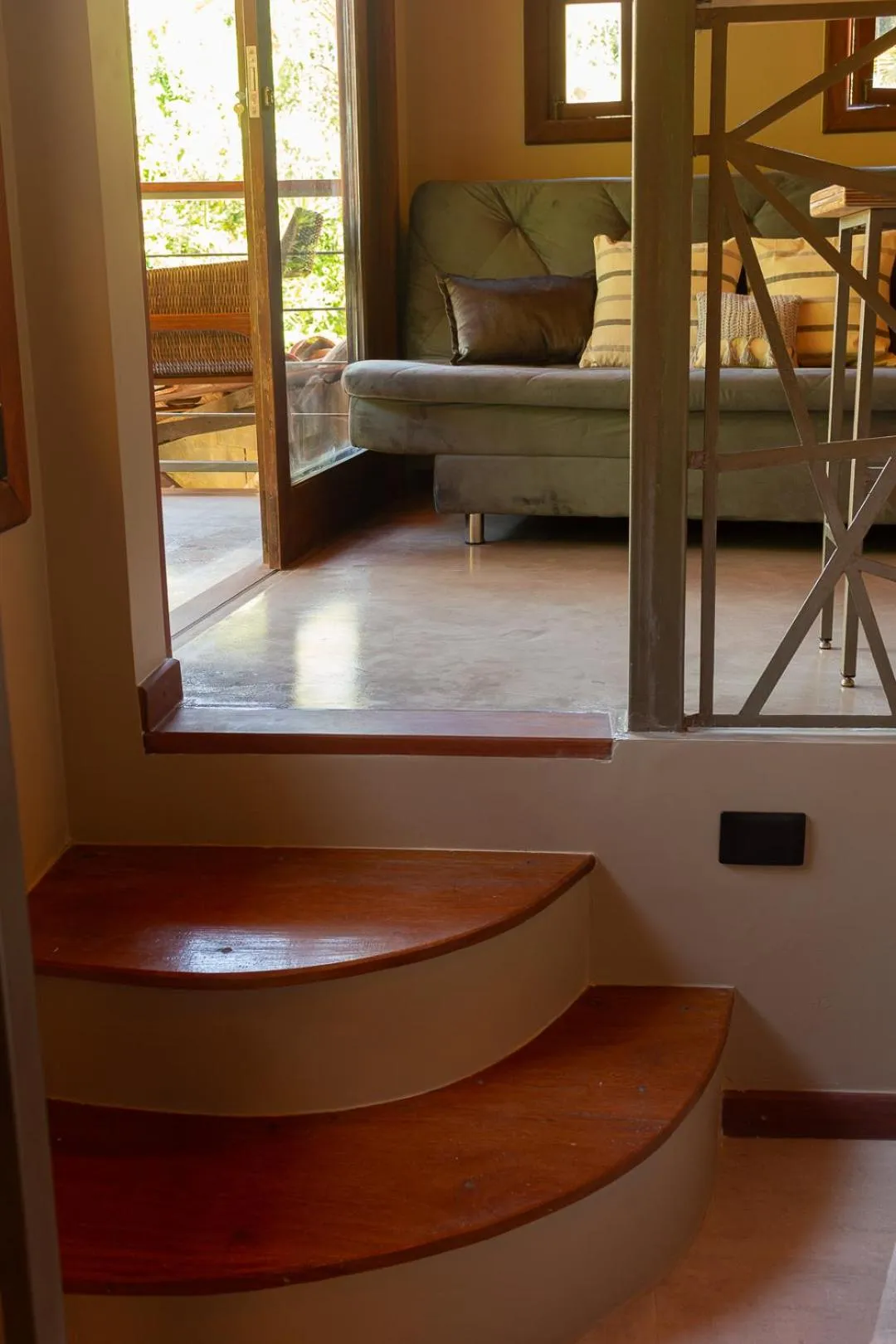 Living room in Pousada Aquarela