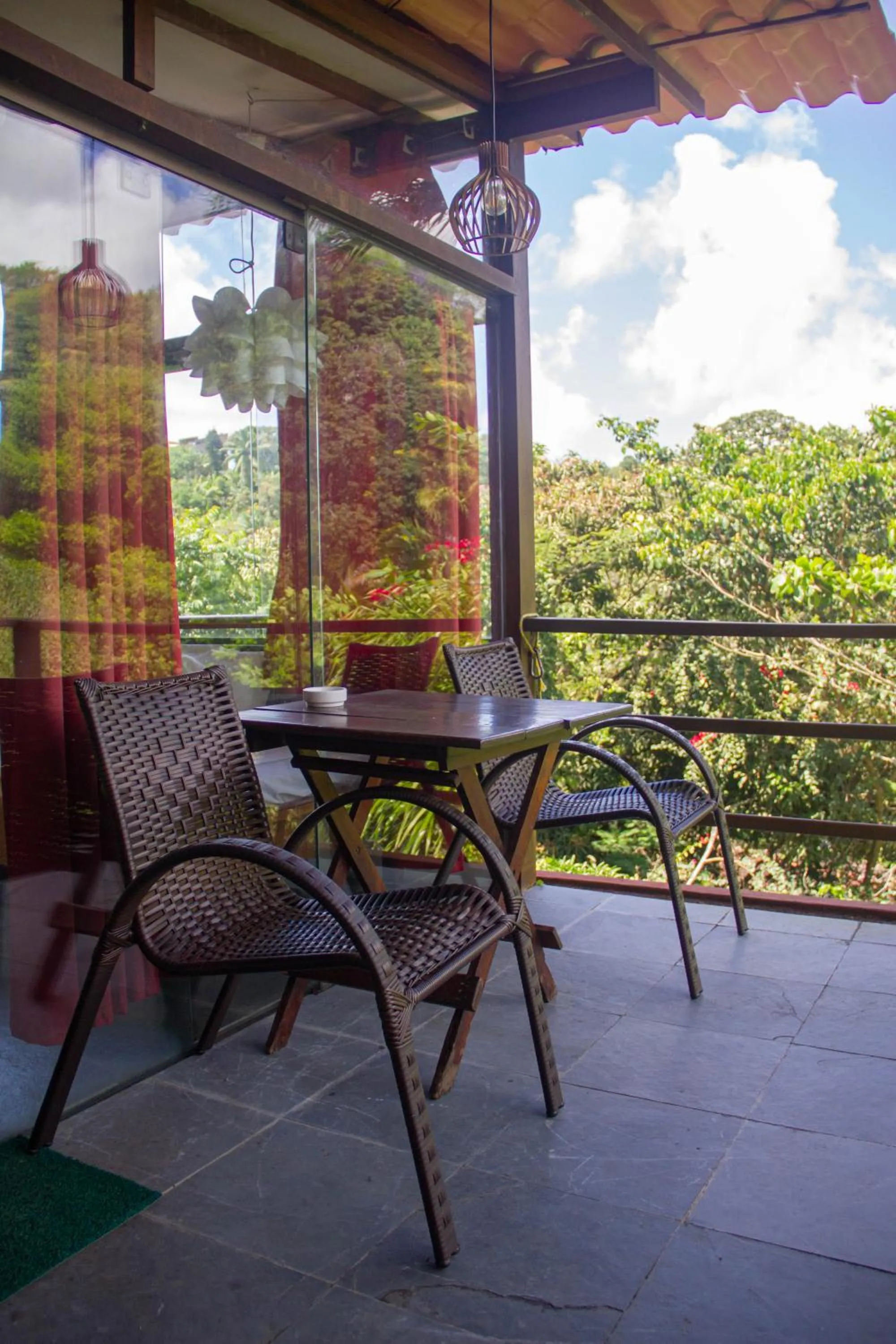 Balcony/Terrace in Pousada Aquarela
