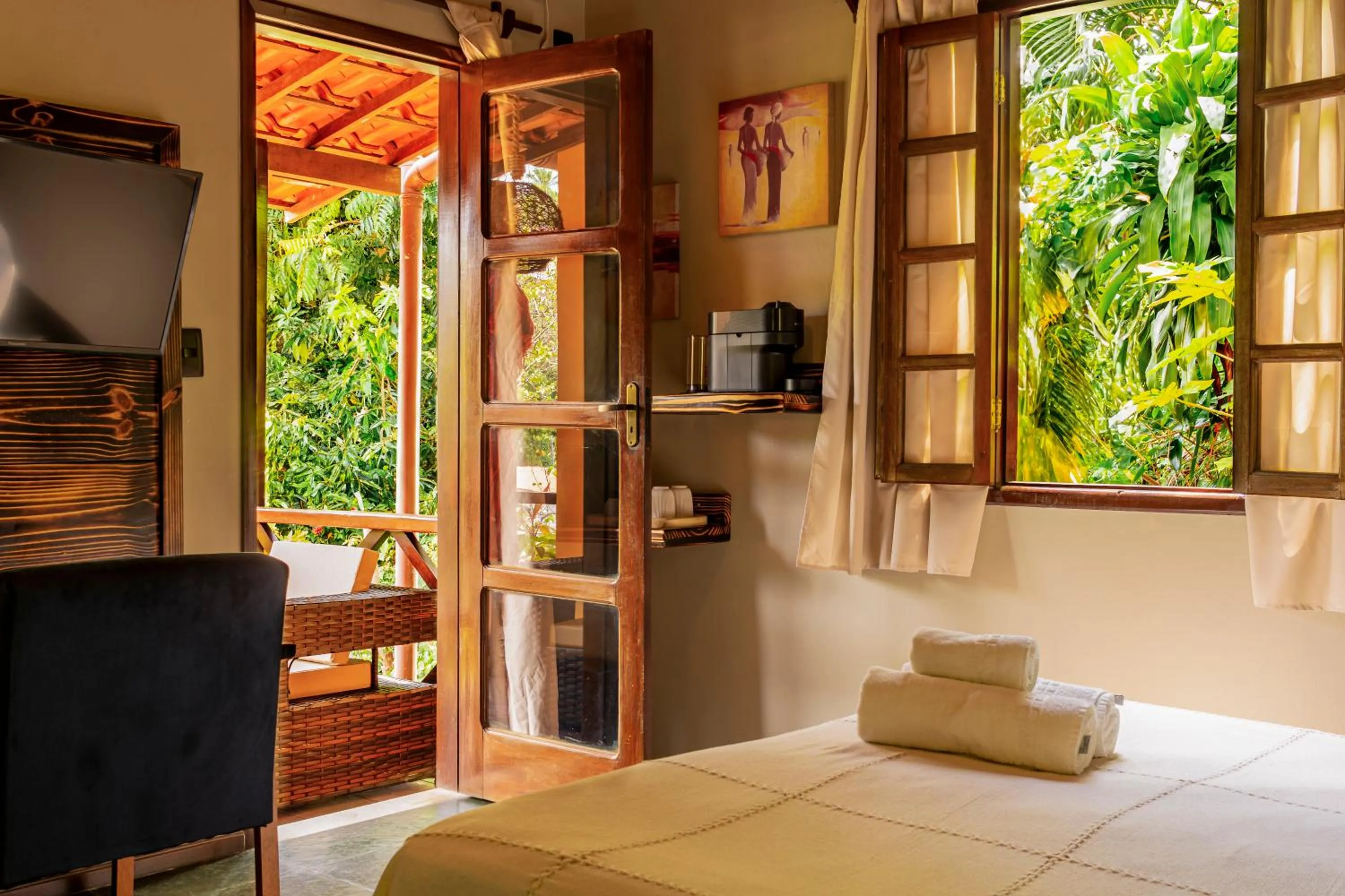 Photo of the whole room in Pousada Aquarela