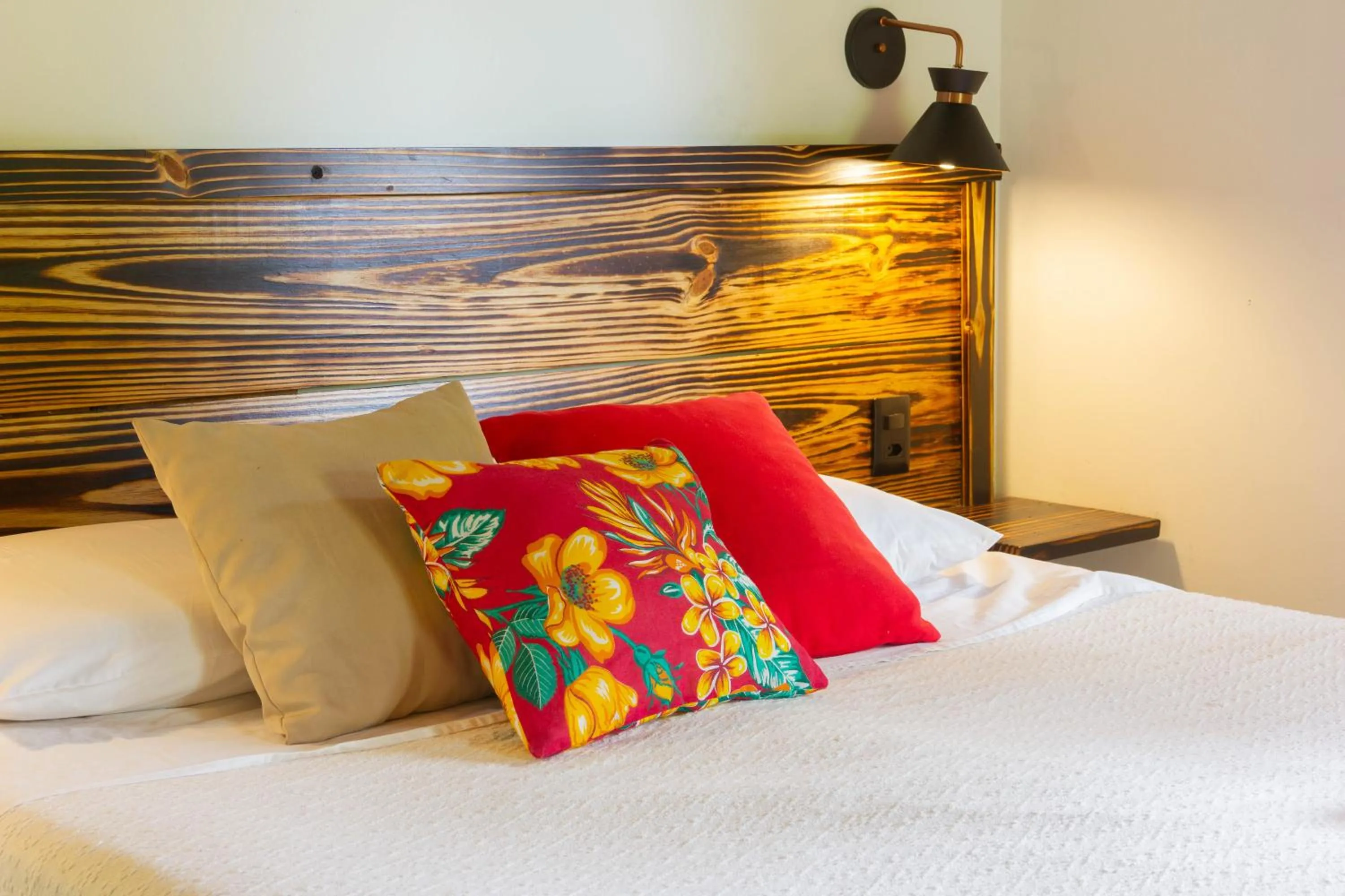 Bed in Pousada Aquarela