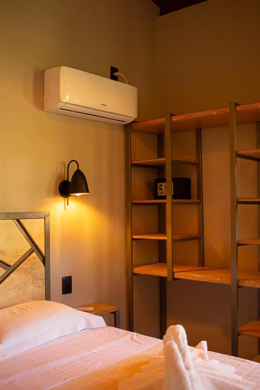 Bed in Pousada Aquarela