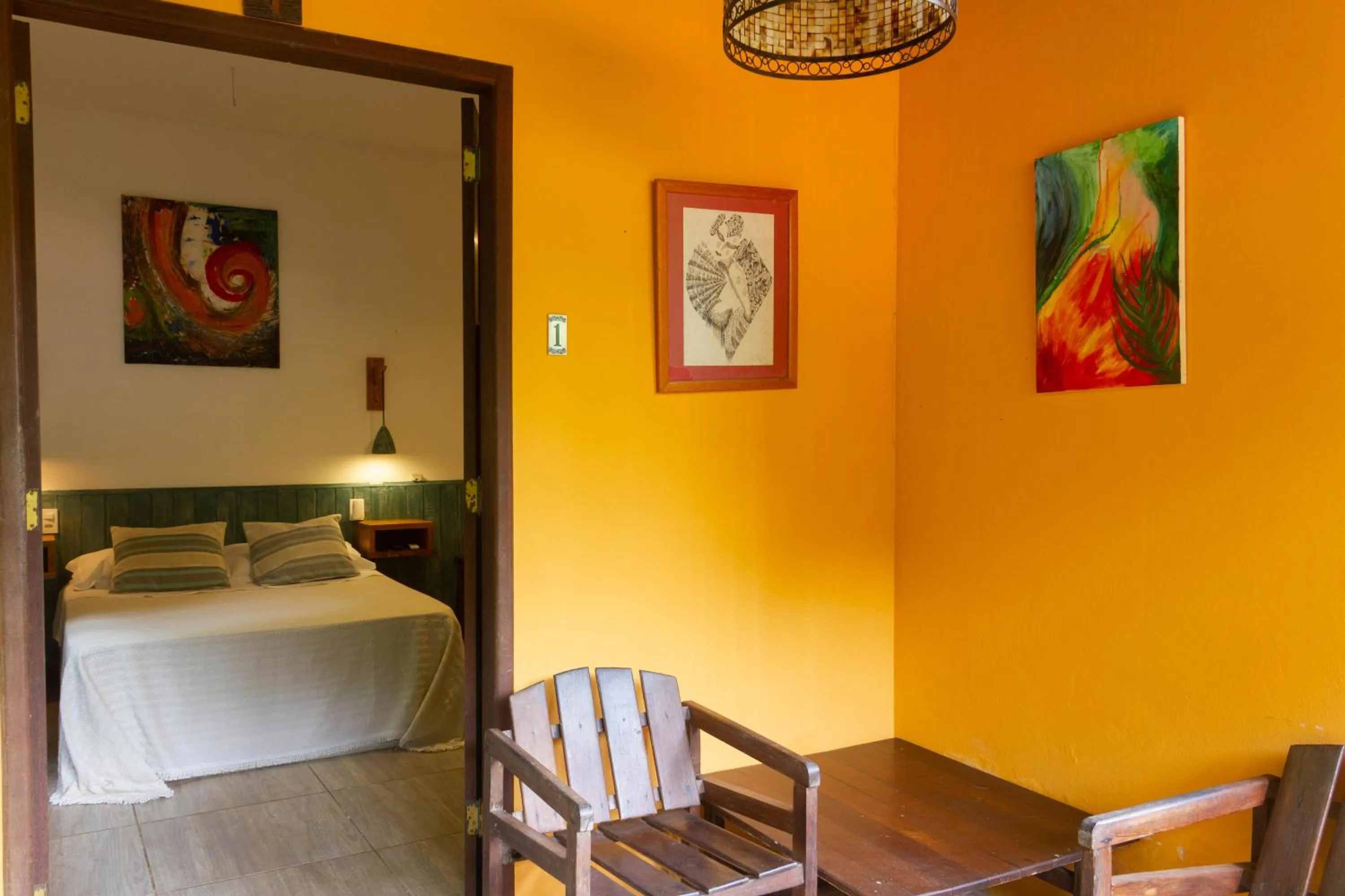 Off site, Bed in Pousada Aquarela