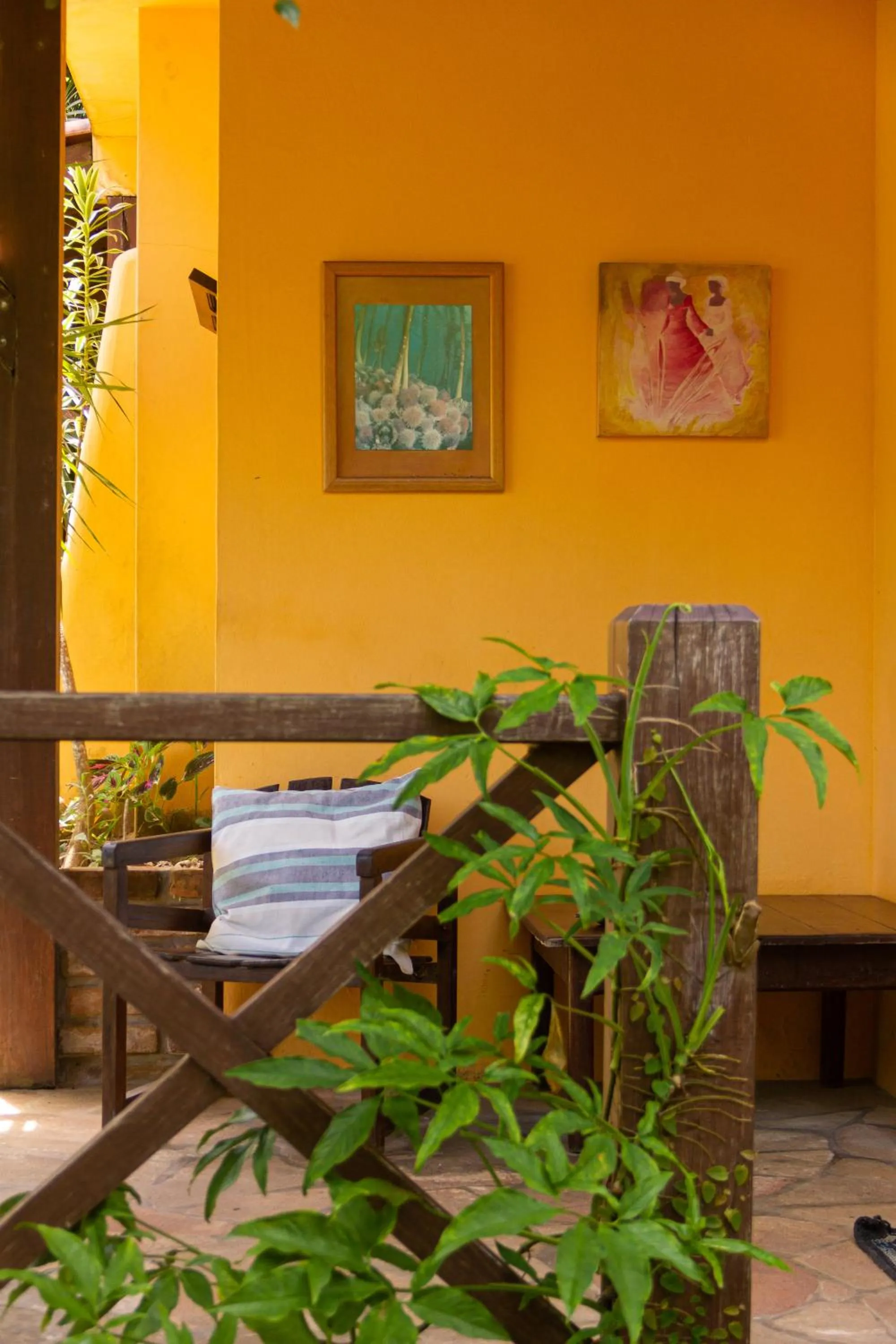 Balcony/Terrace in Pousada Aquarela