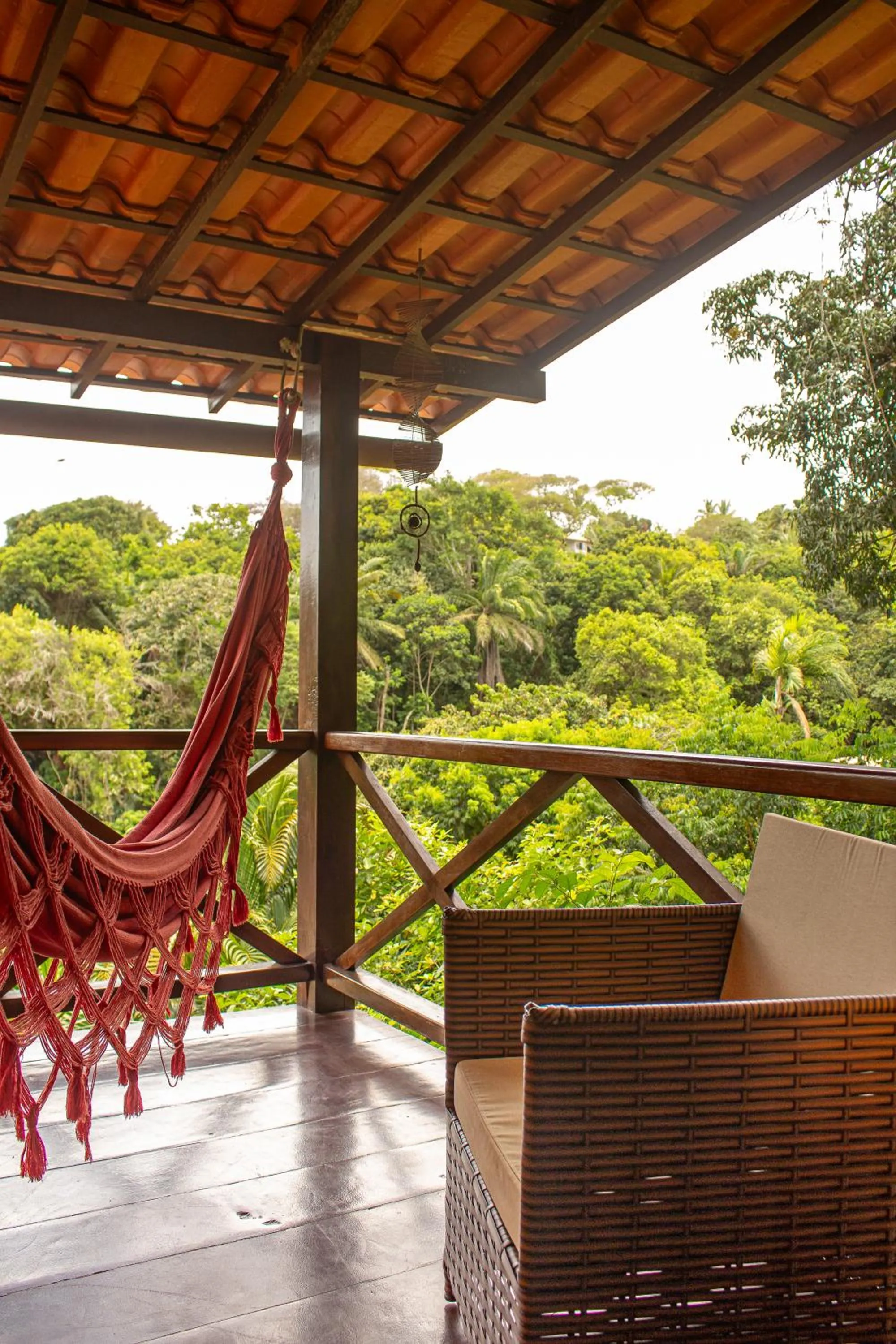 Balcony/Terrace in Pousada Aquarela