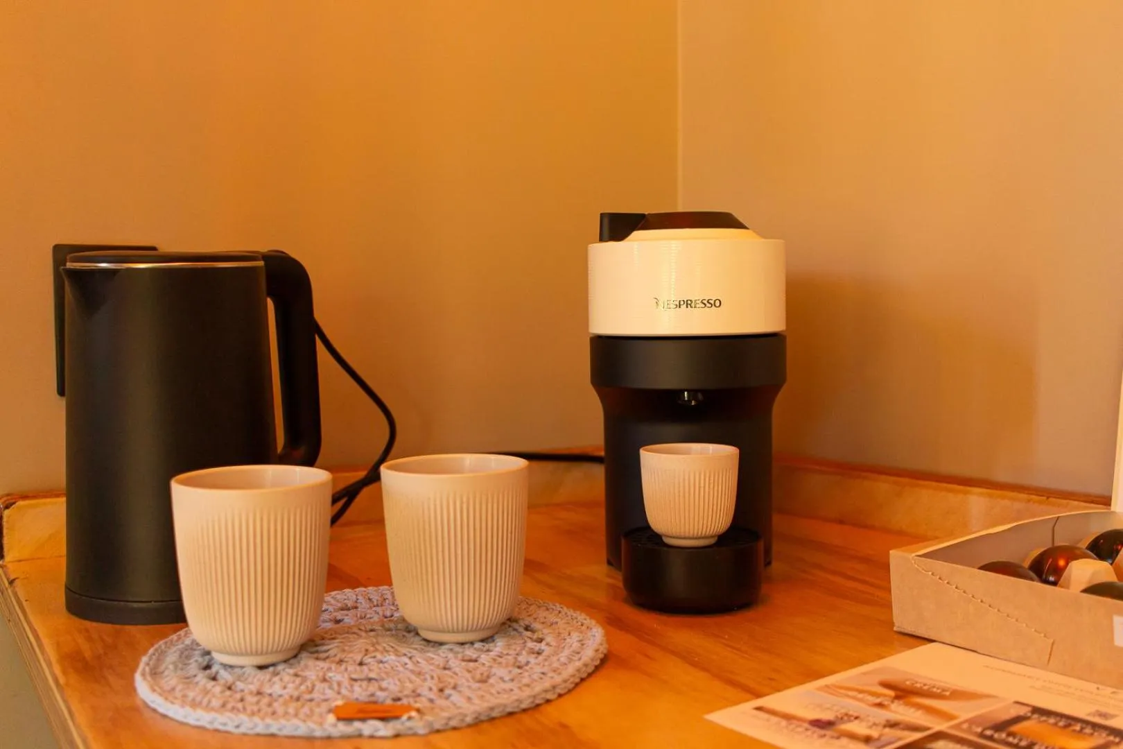 Coffee/tea facilities in Pousada Aquarela
