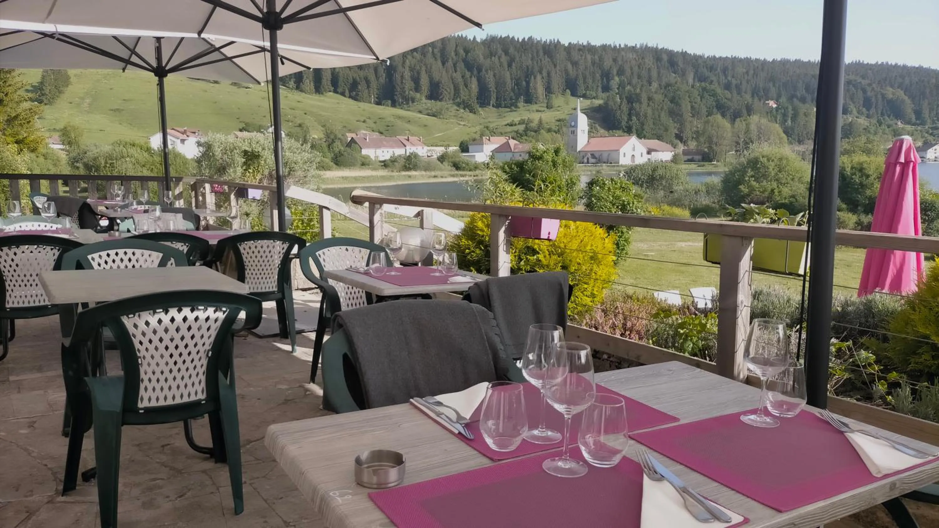 Patio in Hotel Lou Granva