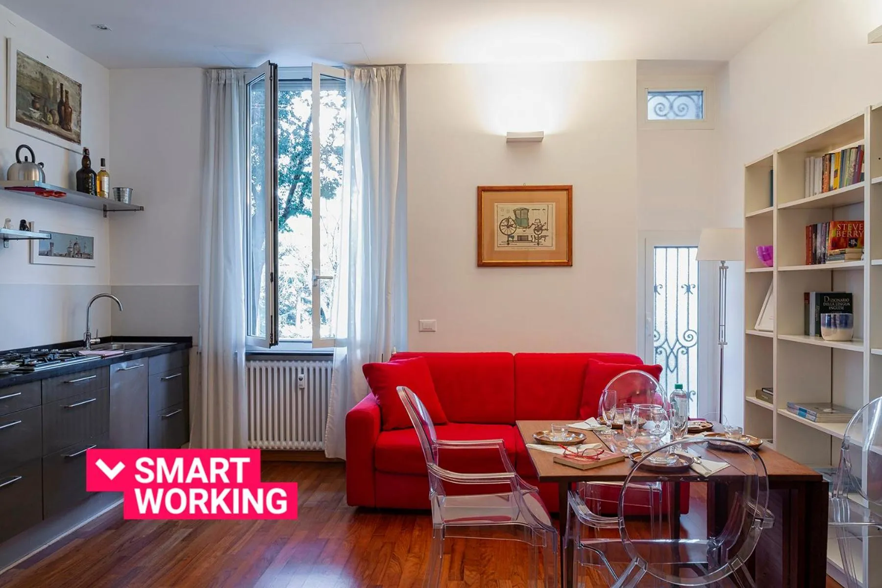 Living room in Cozy Family Apartment in Castelletto by Wonderful Italy