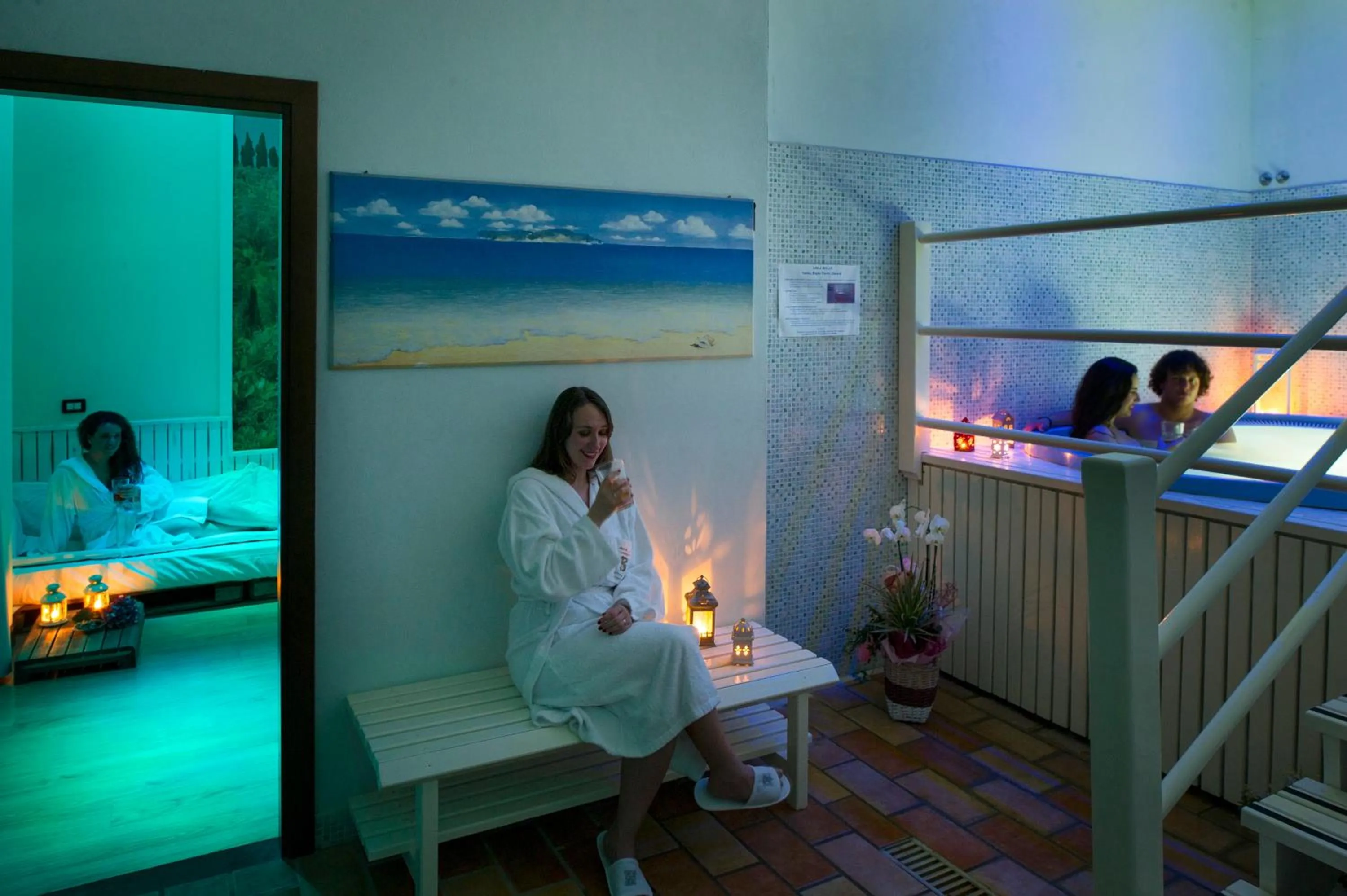 Hot Tub in Antica Fornace Relais by La Principina