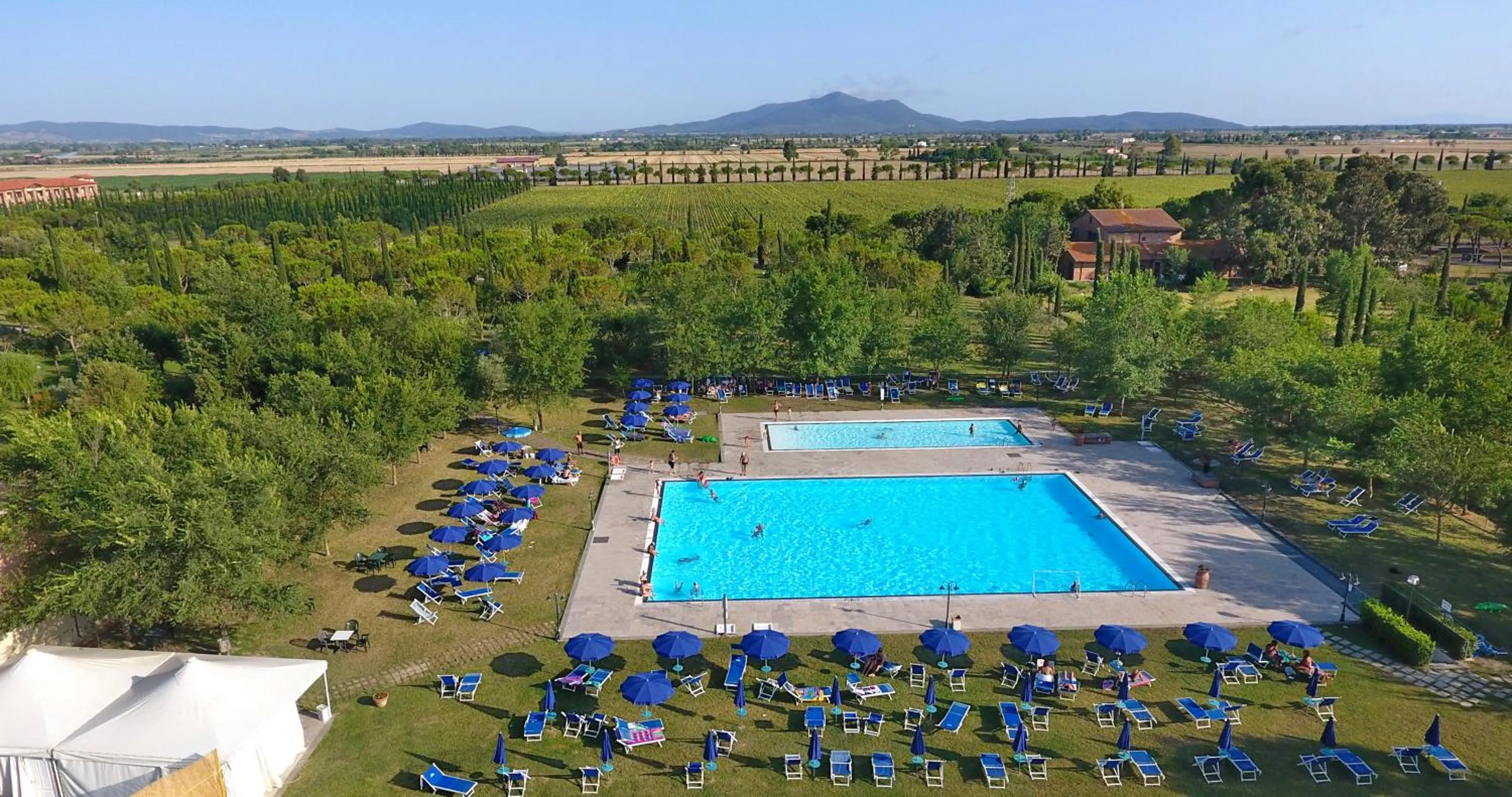 Pool view in Antica Fornace Relais by La Principina